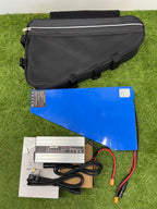 72v 29ah Triangle Li-ion Ebike Battery Electric Bike with 4a charger Soft Case