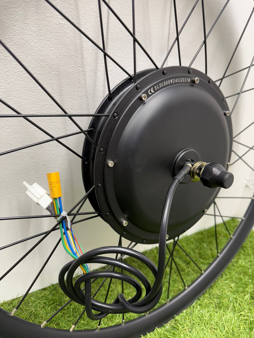 48V 35A 1500W Electric Bike Conversion Front Ebike Kit Colour Display 27.5/29"