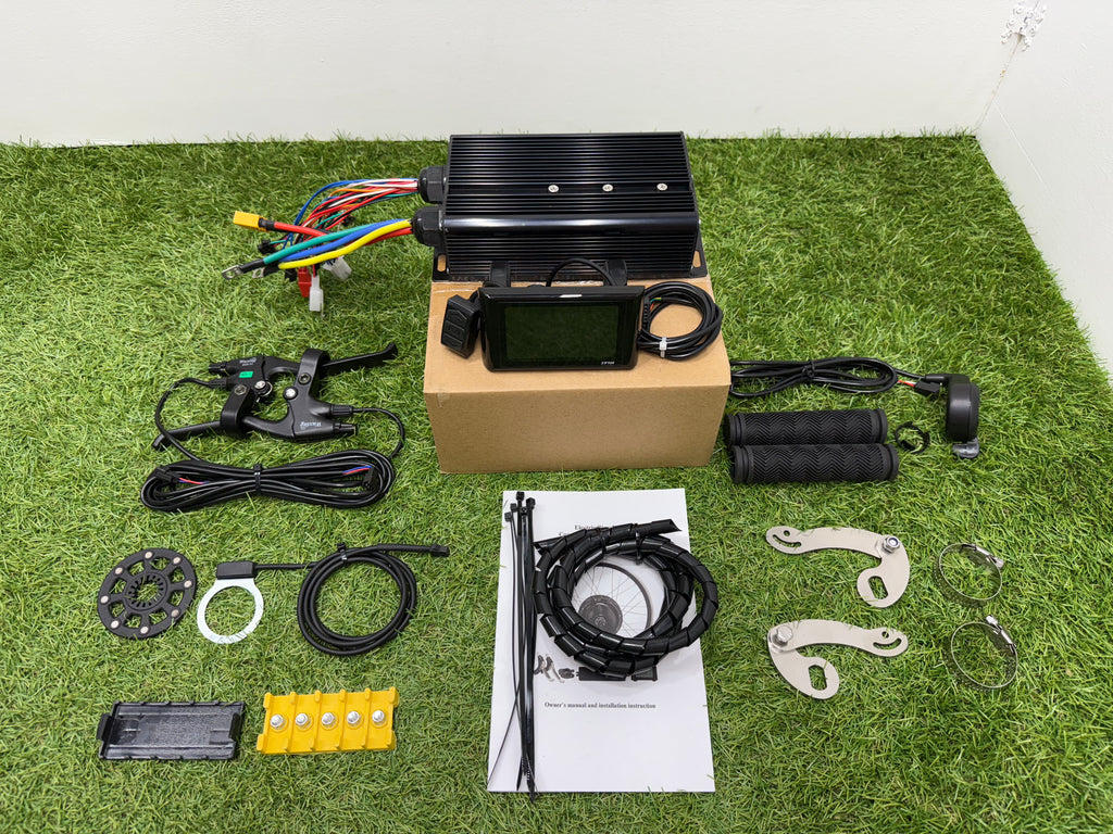 72V 60Amp 3000W Electric Bike Conversion Ebike Kit sw900 Colour Display 26/27.5/29 inch MTX