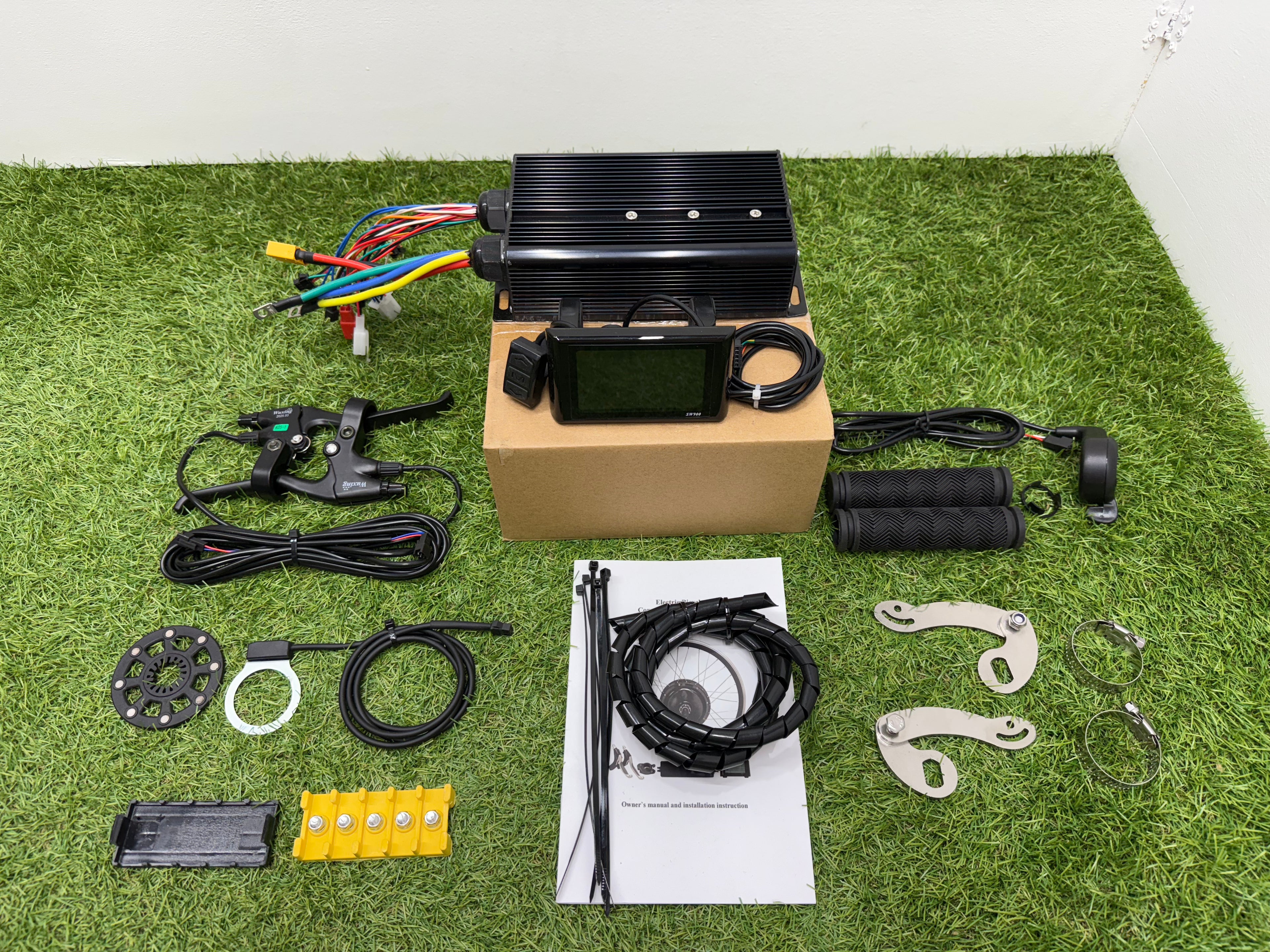 72V 60Amp 3000W Electric Bike Conversion Ebike Kit sw900 Colour Display 26/27.5/29 inch MTX