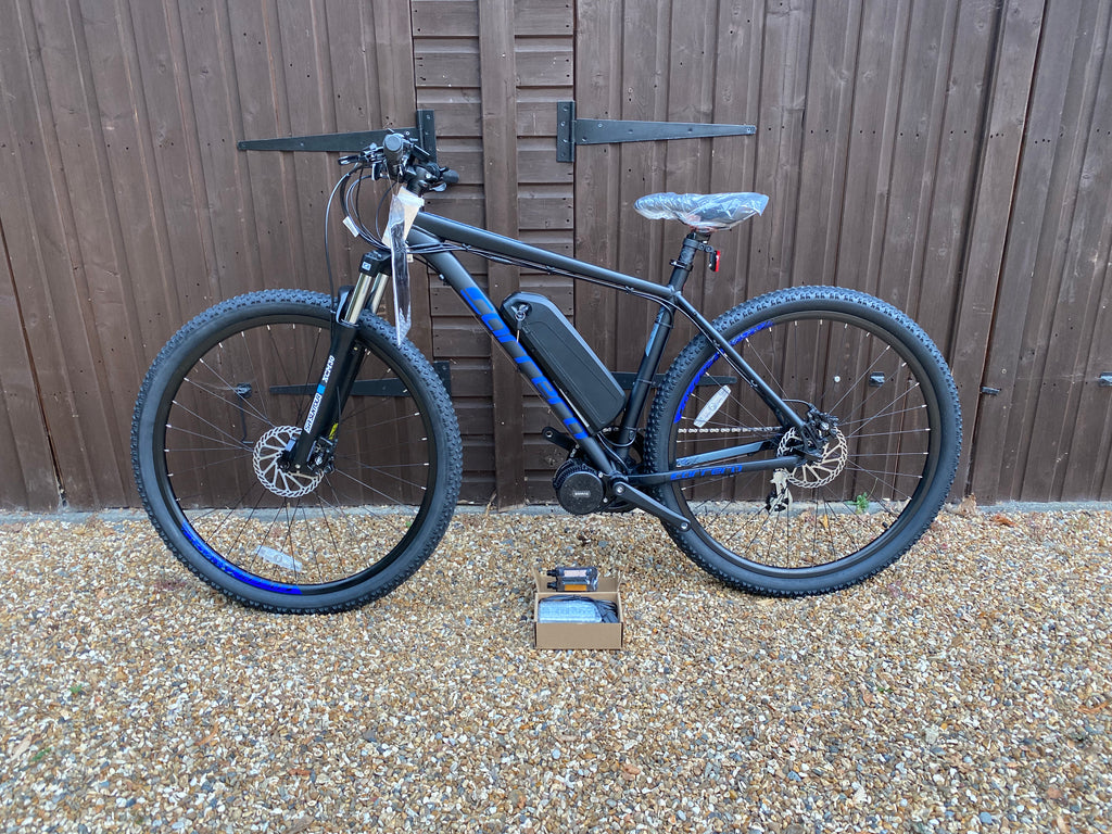 Carrera Hellcat electric bike 48v 750 Watts Bafang Mid Drive 29inch Mountain bike