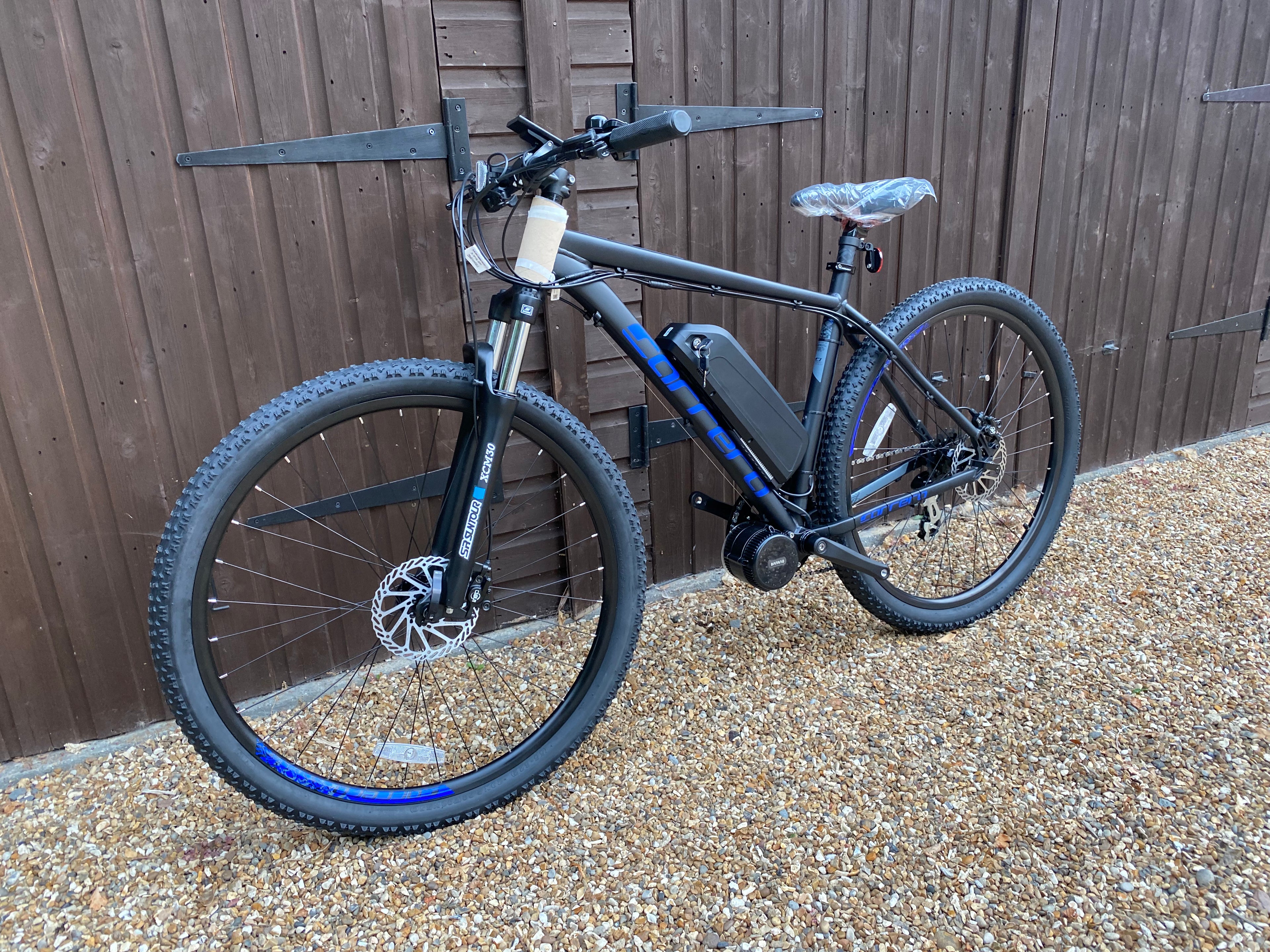 Carrera Hellcat electric bike 48v 750 Watts Bafang Mid Drive 29inch Mountain bike