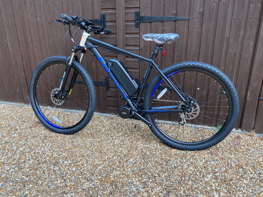 Carrera Hellcat electric bike 48v 750 Watts Bafang Mid Drive 29inch Mountain bike