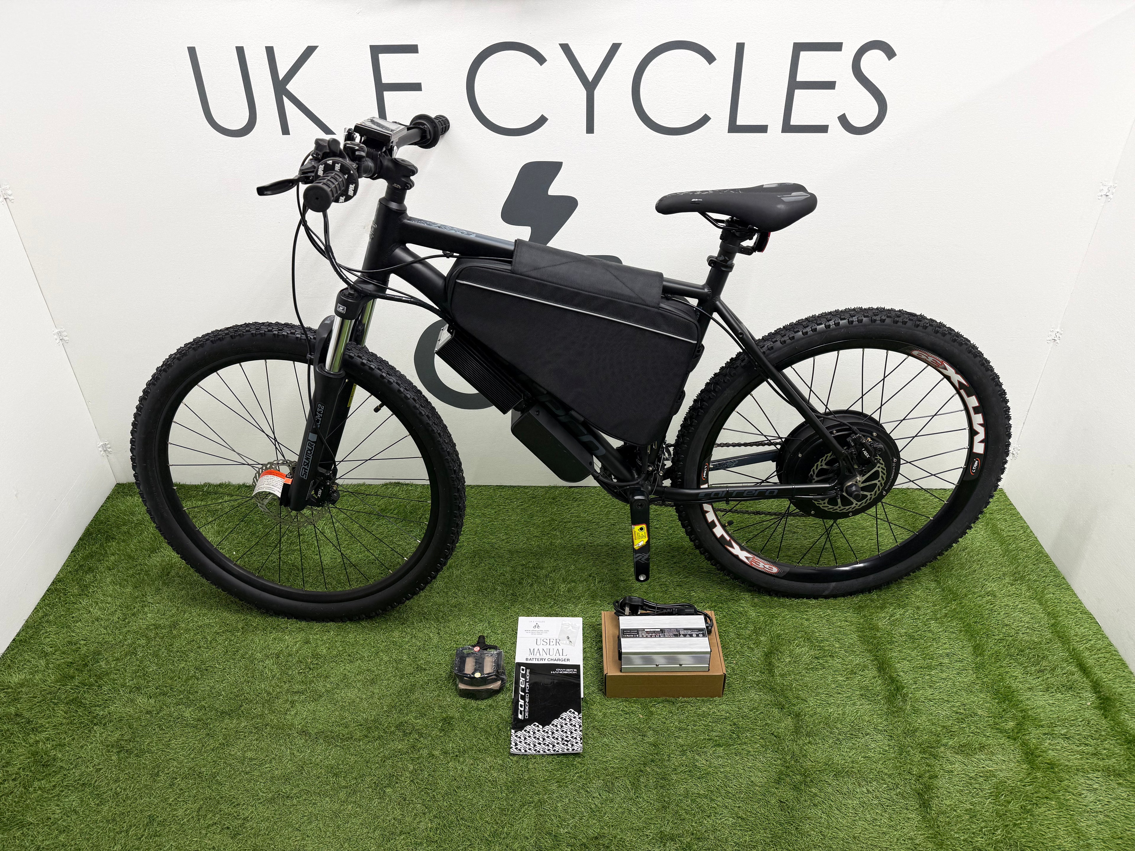 Carrera Vengeance electric bike 72v 5000 Watts mtx Lithium🔋30ah Black Edition