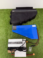 72v 23ah Triangle Li-ion Ebike Battery Electric Bike with 4a charger Soft Case