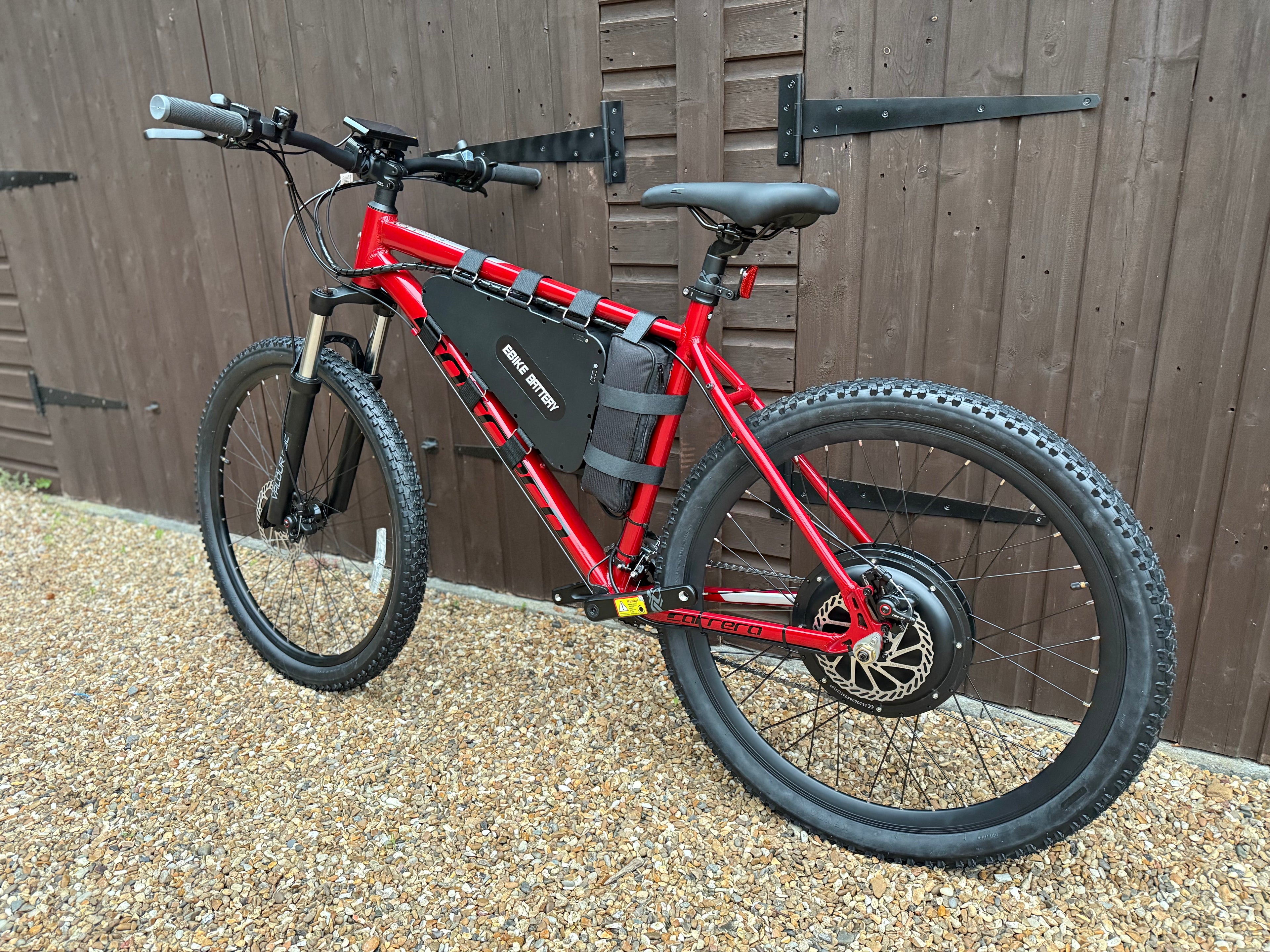 Carrera Vengeance Red edition electric 48v/52v 2000 Watts Lithium🔋.