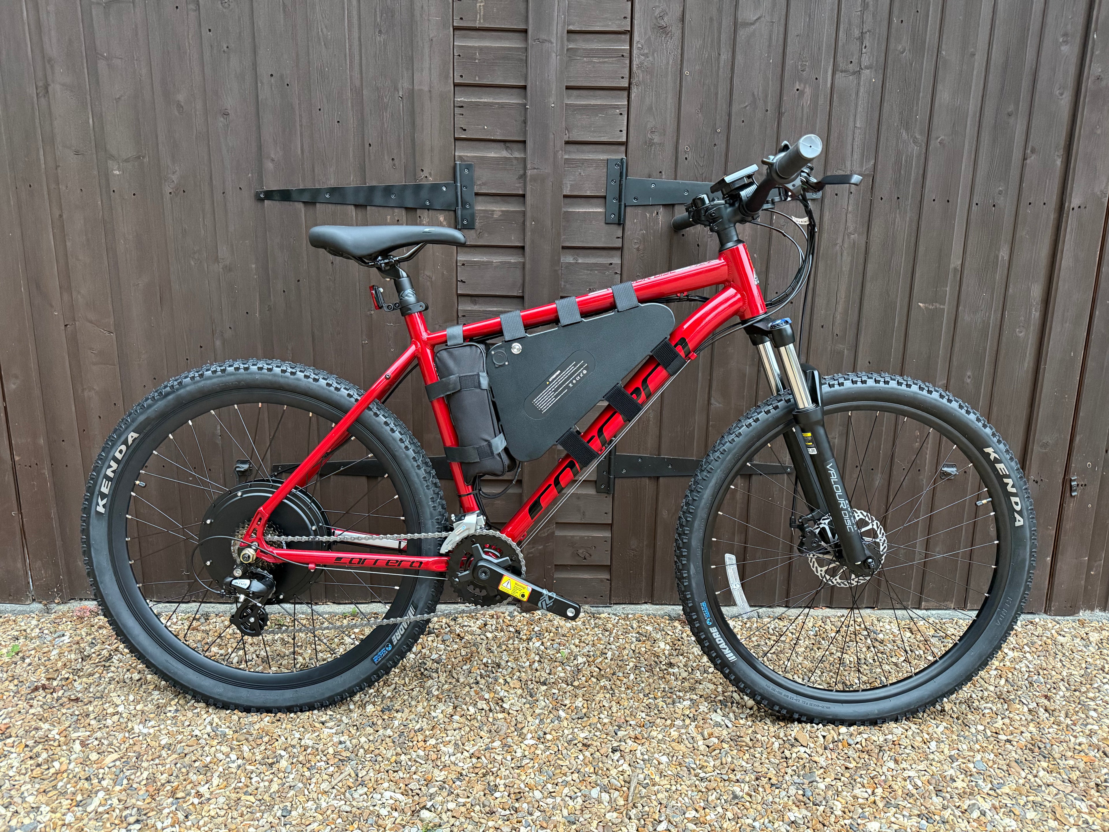 Carrera Valour Red edition electric bike 48v/52v 2000 Watts Lithium🔋.