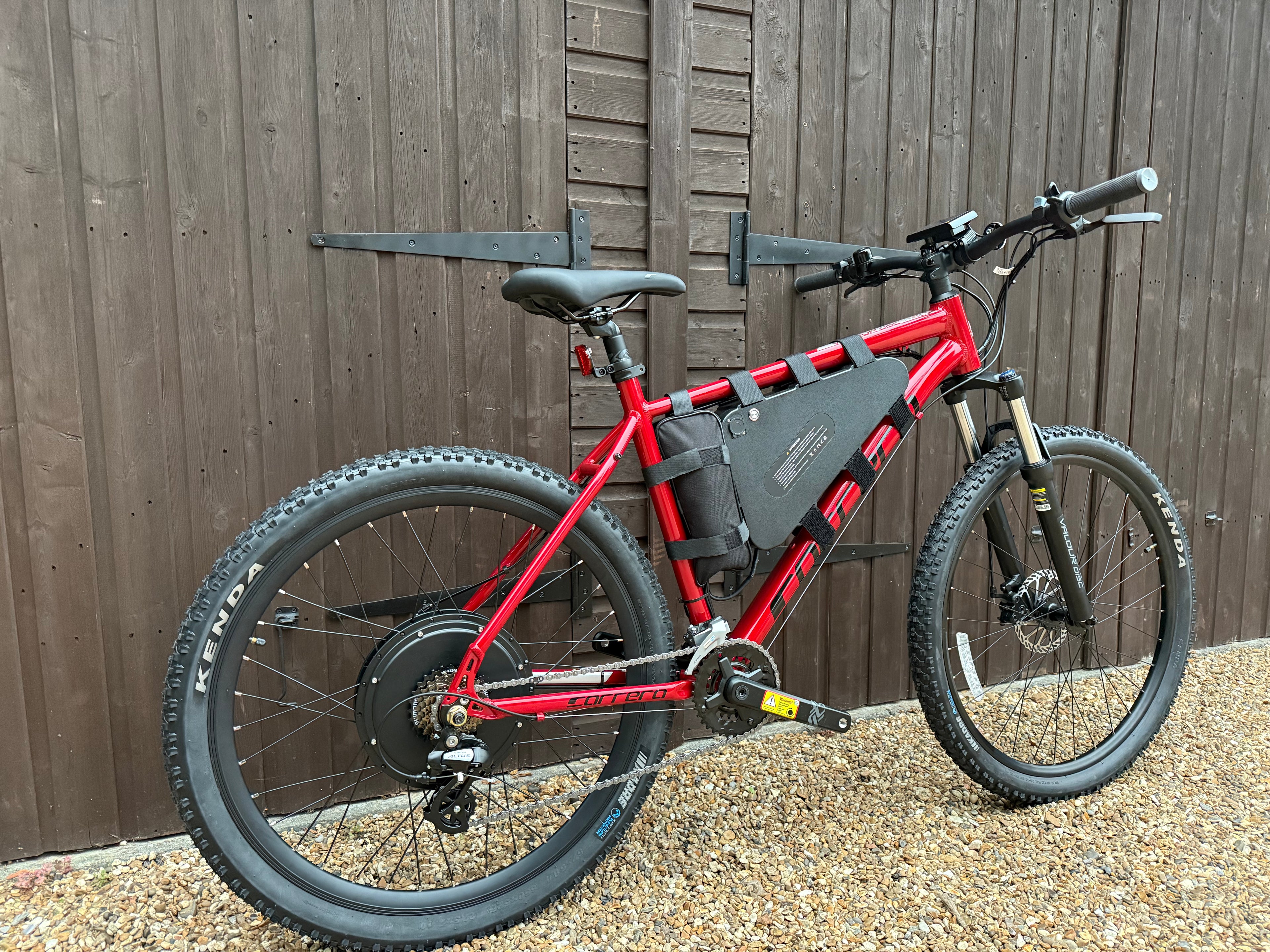 Carrera Valour Red edition electric bike 48v/52v 2000 Watts Lithium🔋.