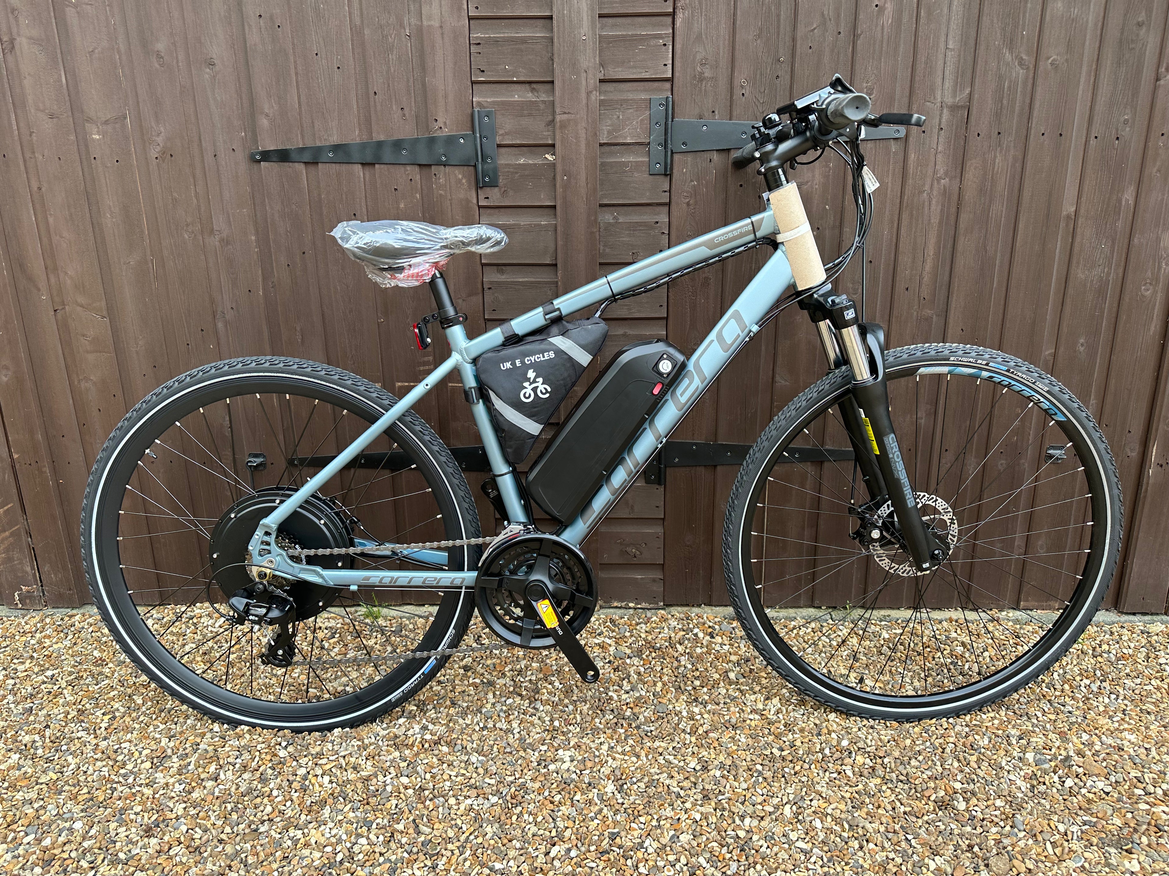 Carrera Crossfire electric bike 48v/52v 1500 Watts 700c Hybrid Bike