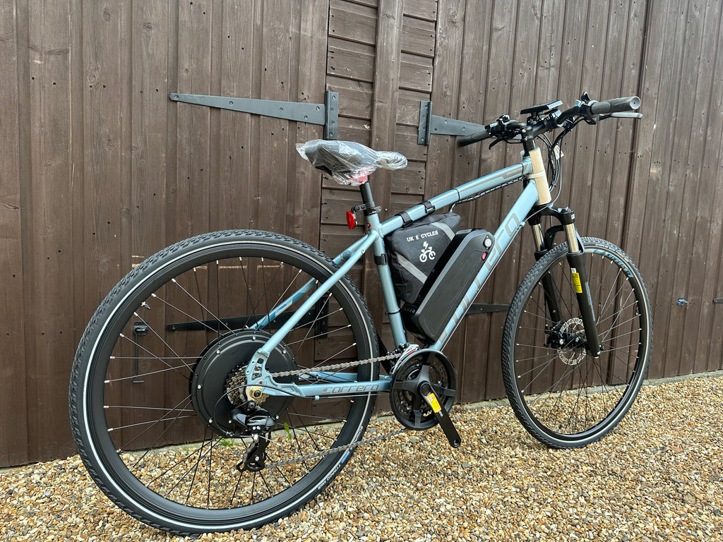 Carrera Crossfire electric bike 48v/52v 1500 Watts 700c Hybrid Bike