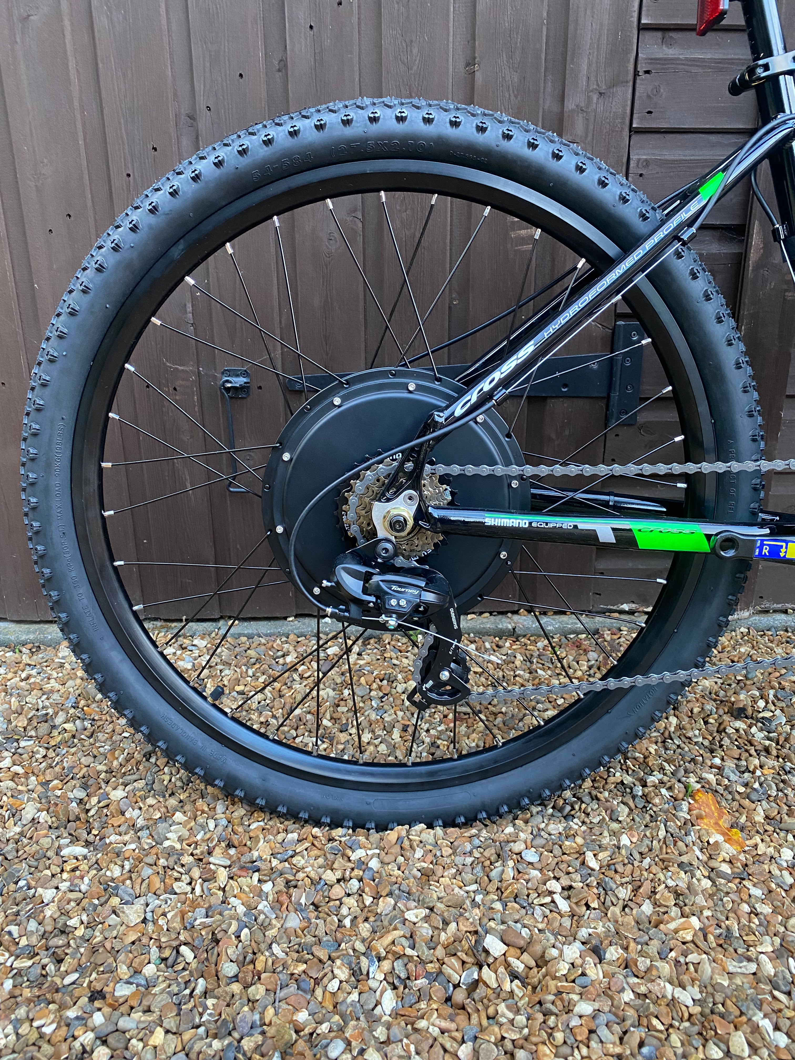 Cross electric bike 48v/52v 1500 Watts 27.5inch Mountain bike