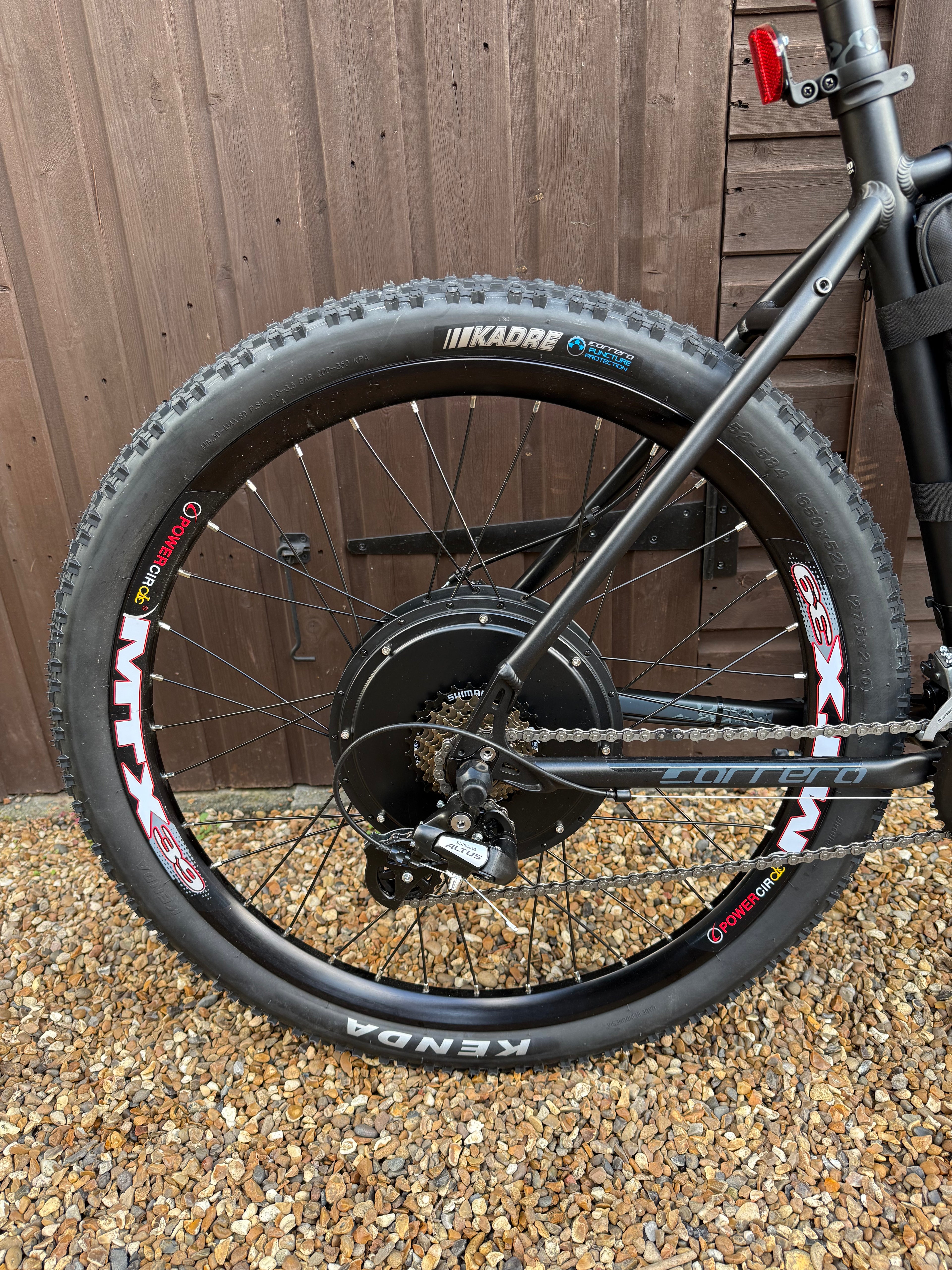 Carrera Vengeance Black edition electric bike 48v/52v 2000 Watts mtx Lithium🔋.