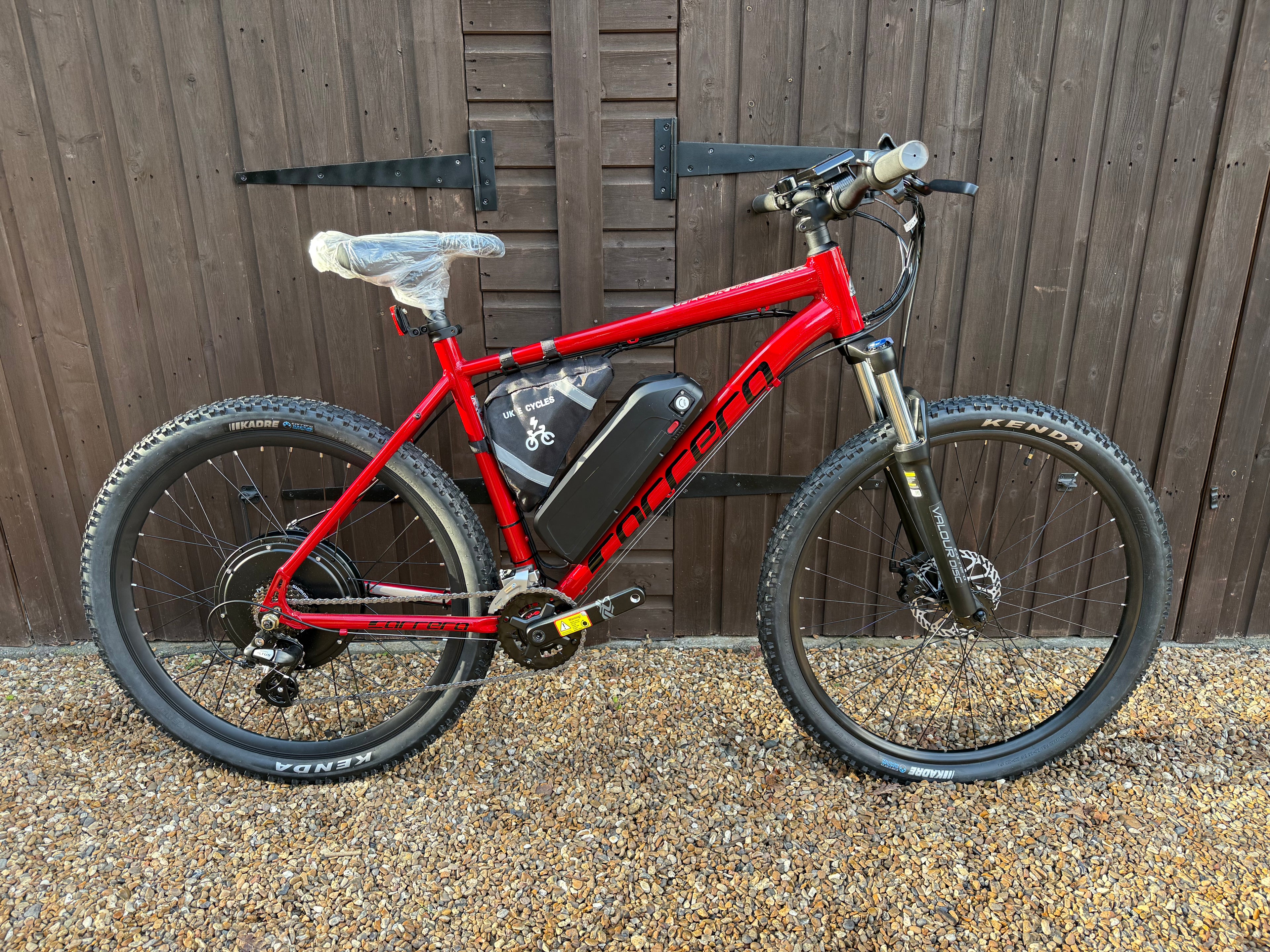 Carrera Valour electric bike 48v/52v 1500 Watts 27.5inch Mountain bike Red edition