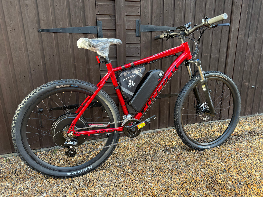 Carrera Valour electric bike 48v/52v 1500 Watts 27.5inch Mountain bike Red edition