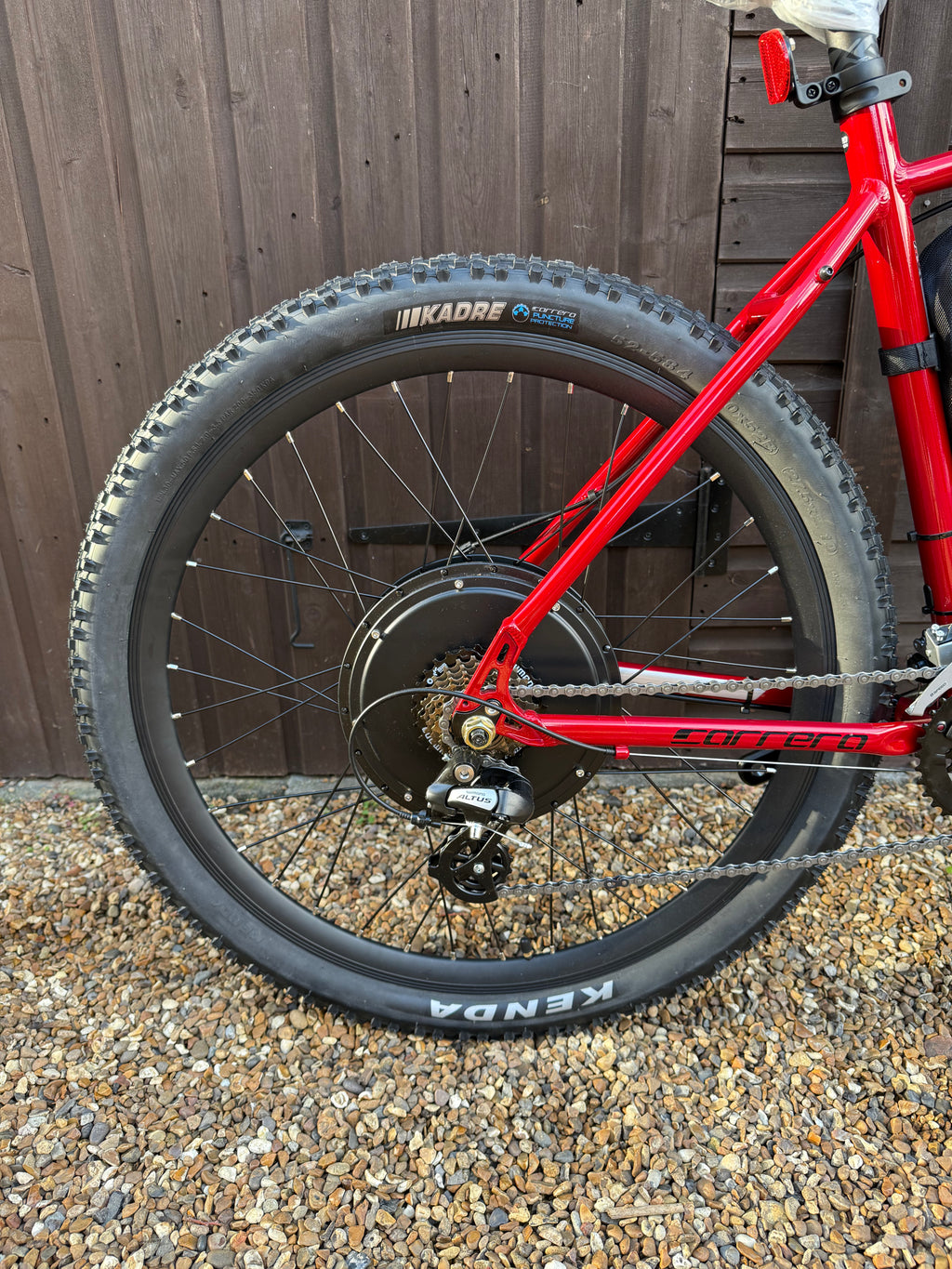 Carrera Valour electric bike 48v/52v 1500 Watts 27.5inch Mountain bike Red edition