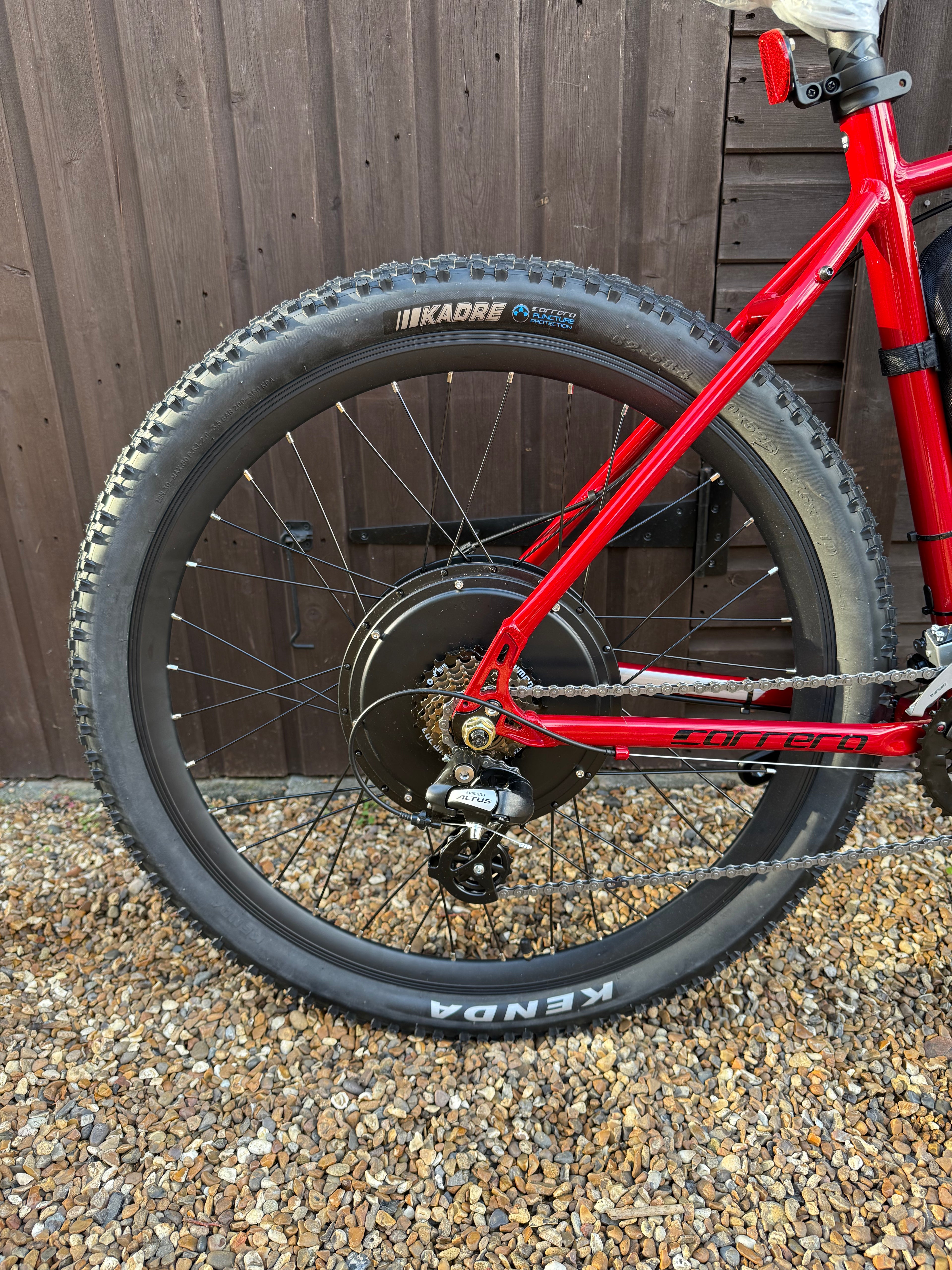 Carrera Valour electric bike 48v/52v 1500 Watts 27.5inch Mountain bike Red edition