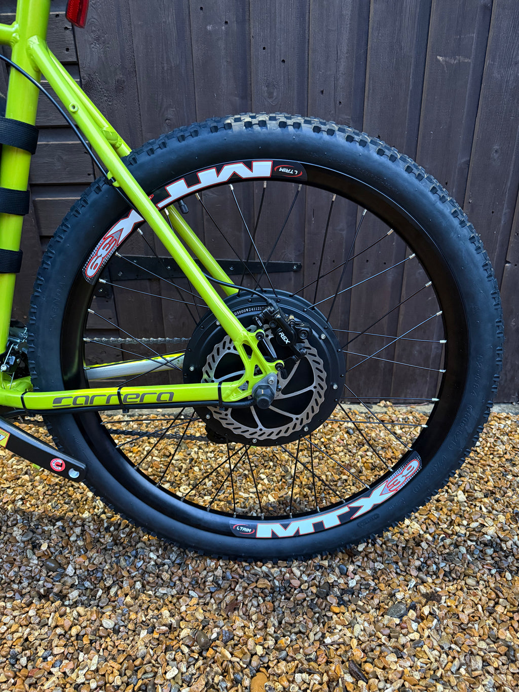 Carrera Vengeance electric bike 72v 3000 Watts mtx Lithium🔋 lime Green Edition