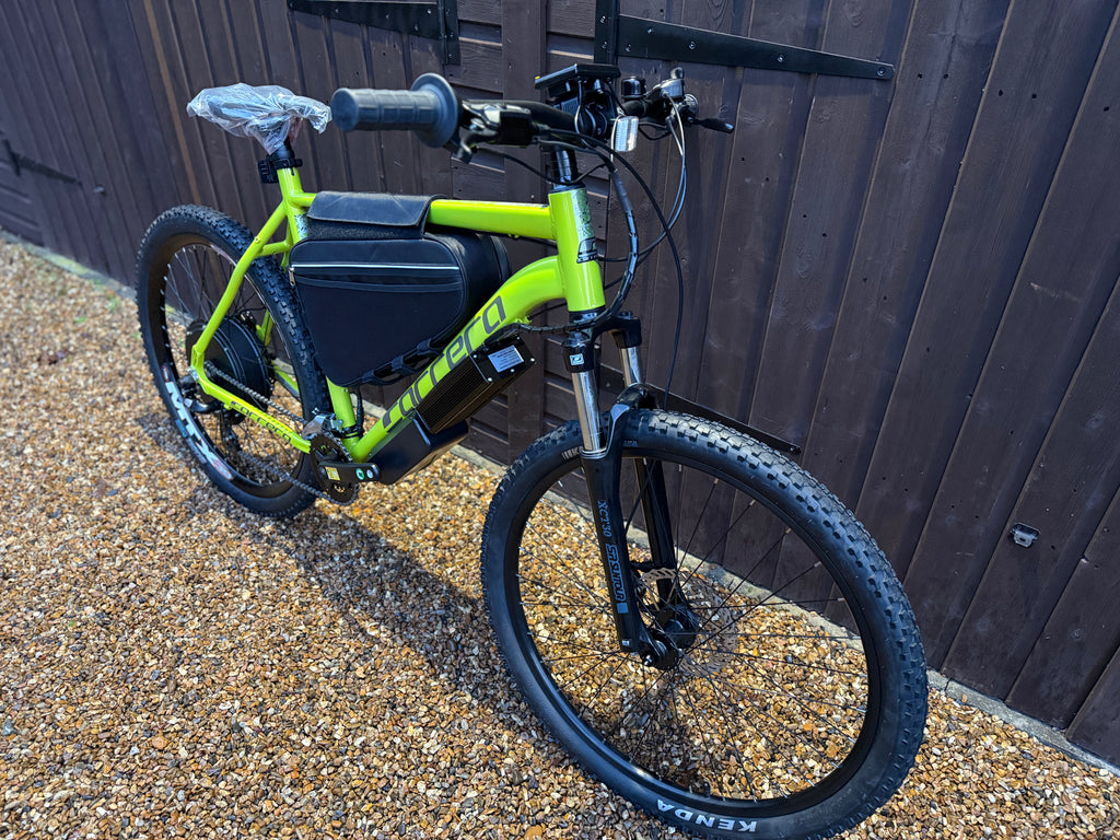Carrera Vengeance electric bike 72v 3000 Watts mtx Lithium🔋 lime Green Edition