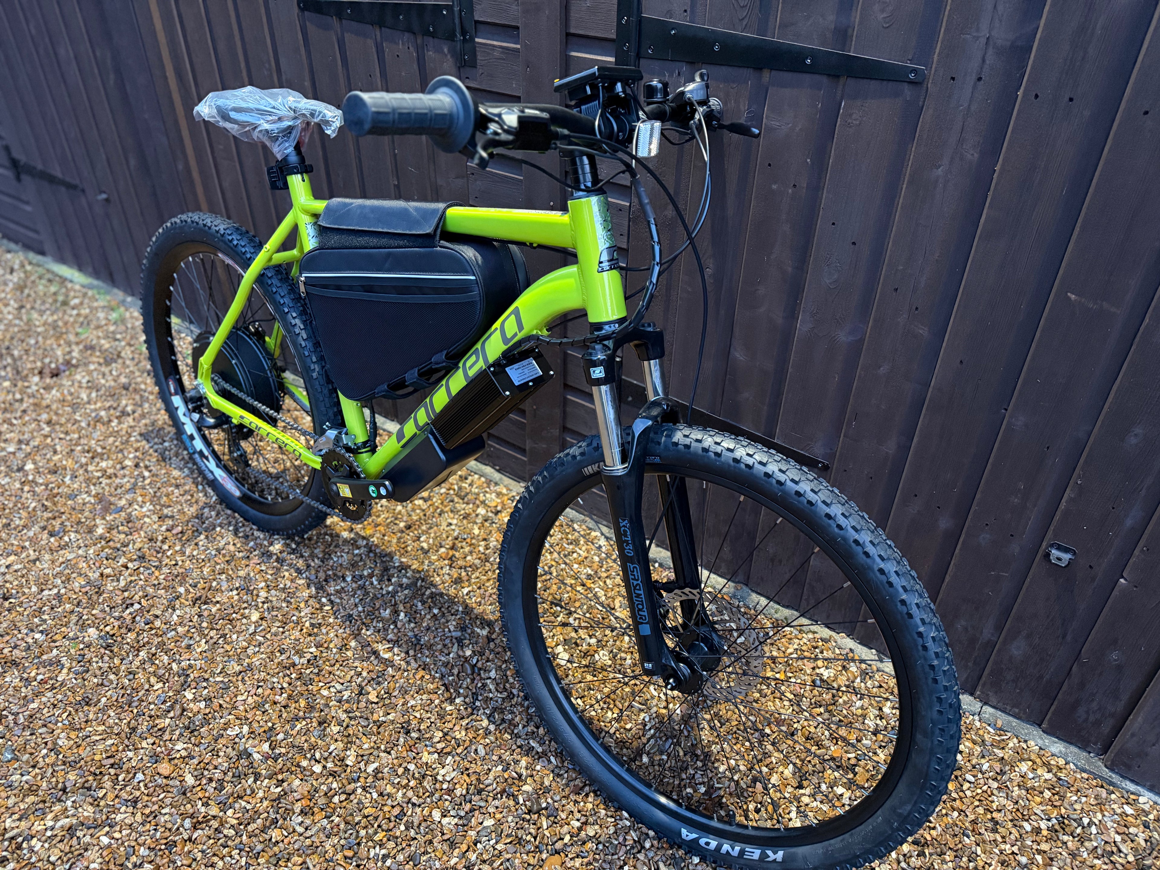 Carrera Vengeance electric bike 72v 3000 Watts mtx Lithium🔋 lime Green Edition