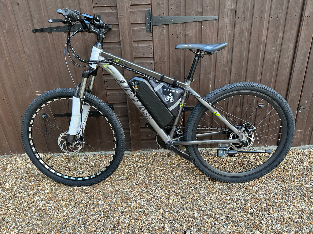 Bicystar electric bike grey edition 36v 250 Watts 27.5/29 inch Mountain bike Road legal Power
