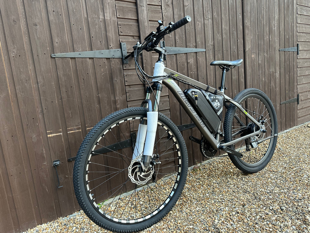 Bicystar electric bike grey edition 36v 250 Watts 27.5/29 inch Mountain bike Road legal Power