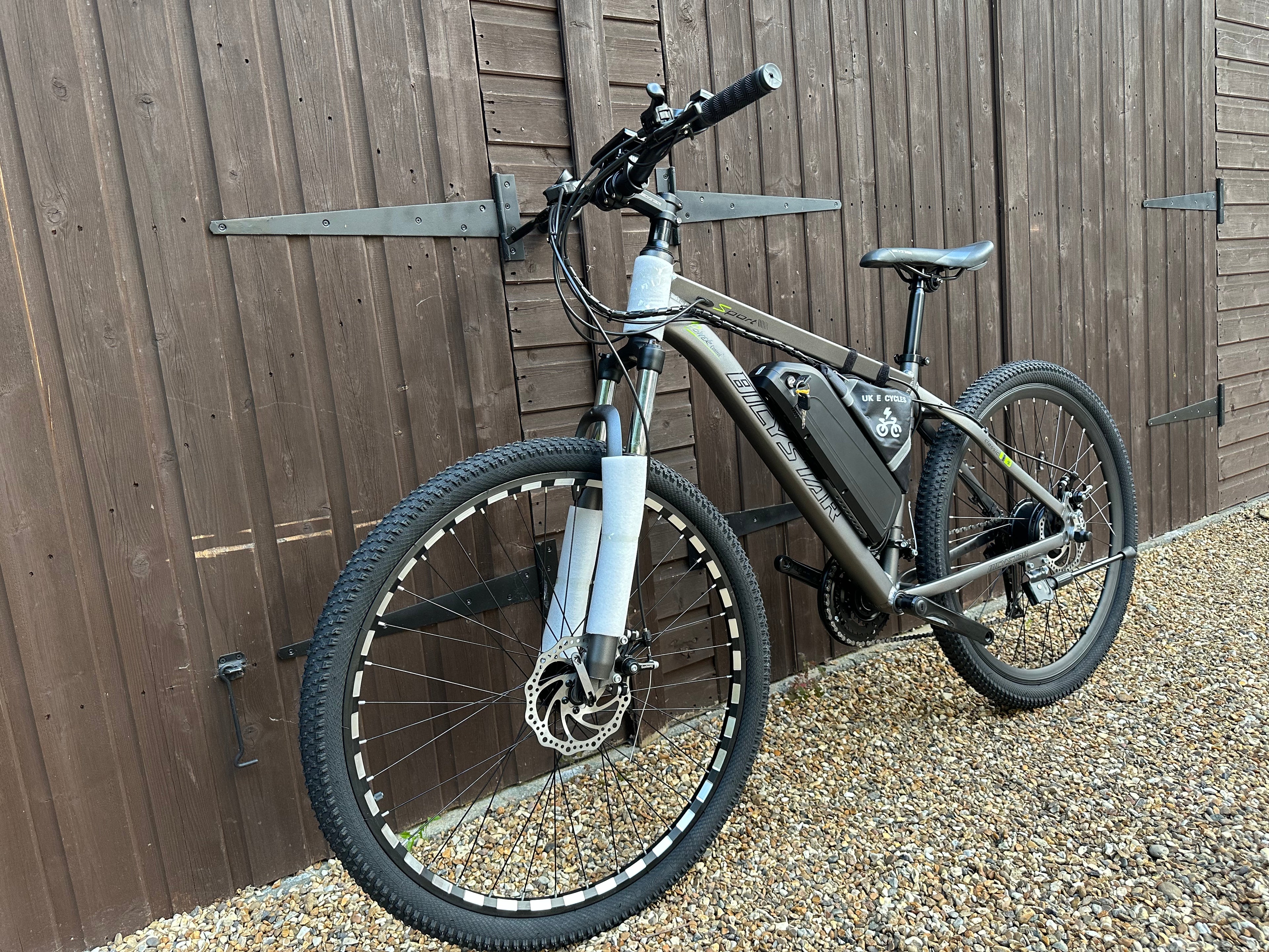 Bicystar electric bike grey edition 36/48v 350 Watts 27.5/29 inch Mountain bike