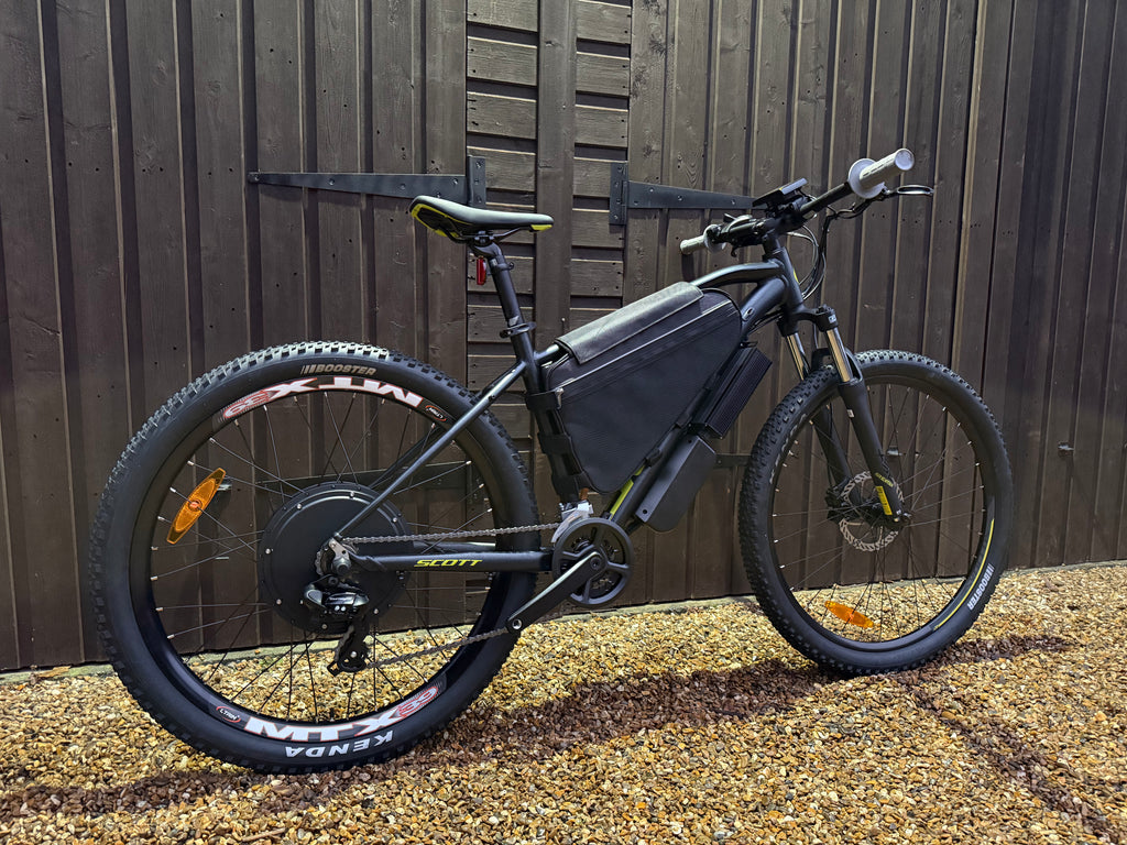 Scott aspect electric bike 72v 3000 Watts mtx Lithium🔋 Black Edition