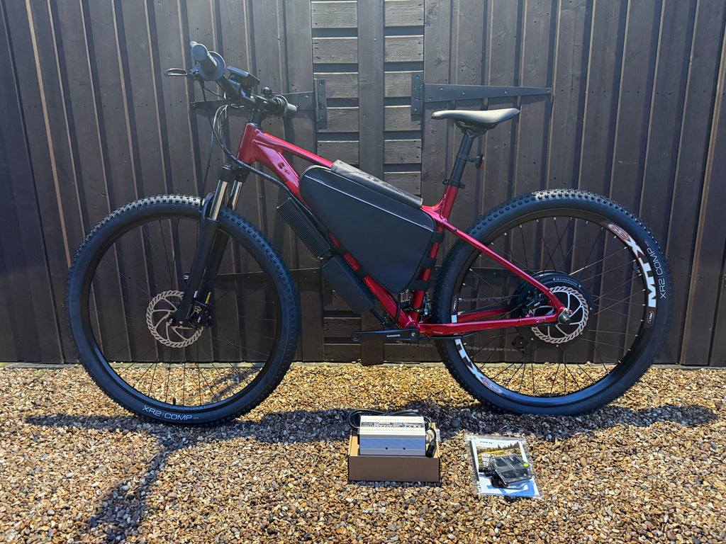 Trek Marlin 4 electric bike 72v 3000 Watts mtx Lithium🔋 Red Edition