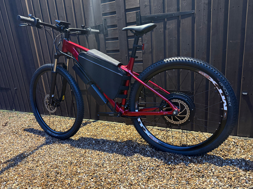 Trek Marlin 4 electric bike 72v 3000 Watts mtx Lithium🔋 Red Edition