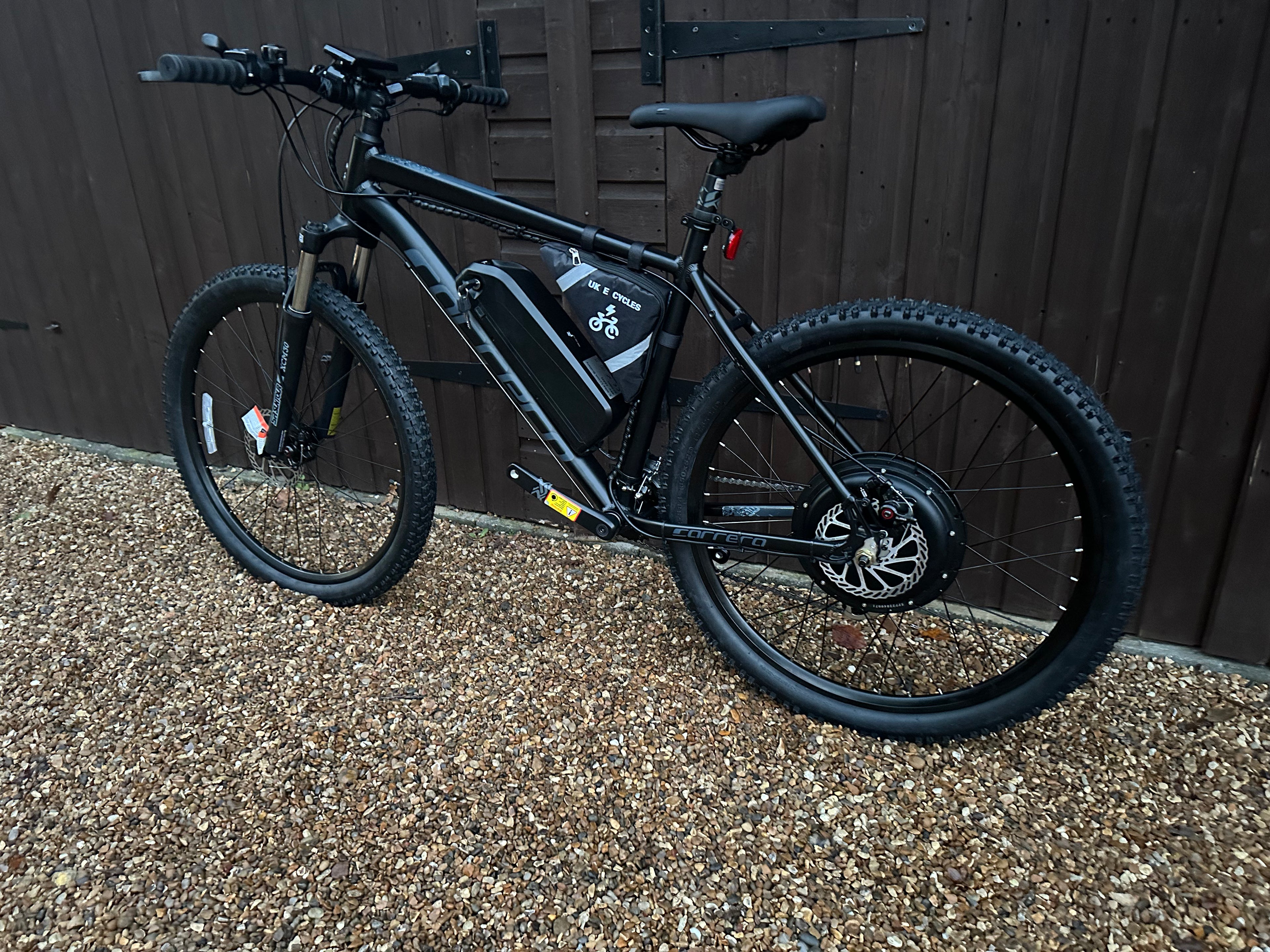 Carrera Vengeance electric Black edition 48v/52v 1500 watts Lithium🔋