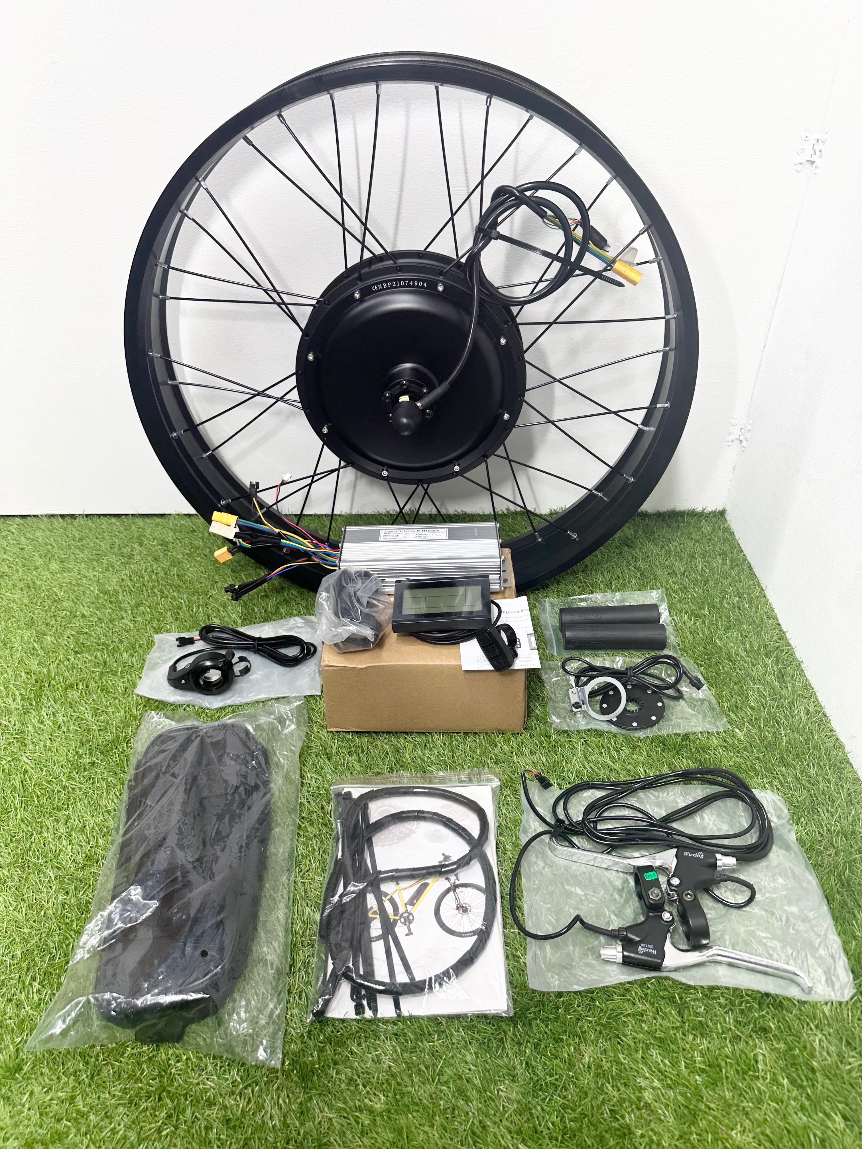 48V 1500 Watts 26x4 Inch electric bike Conversion kit Kt lcd3 display.
