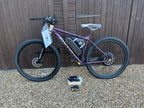 Carrera Hellcat electric bike 48v/52v 1500 Watts 29inch Mountain bike Purple edition