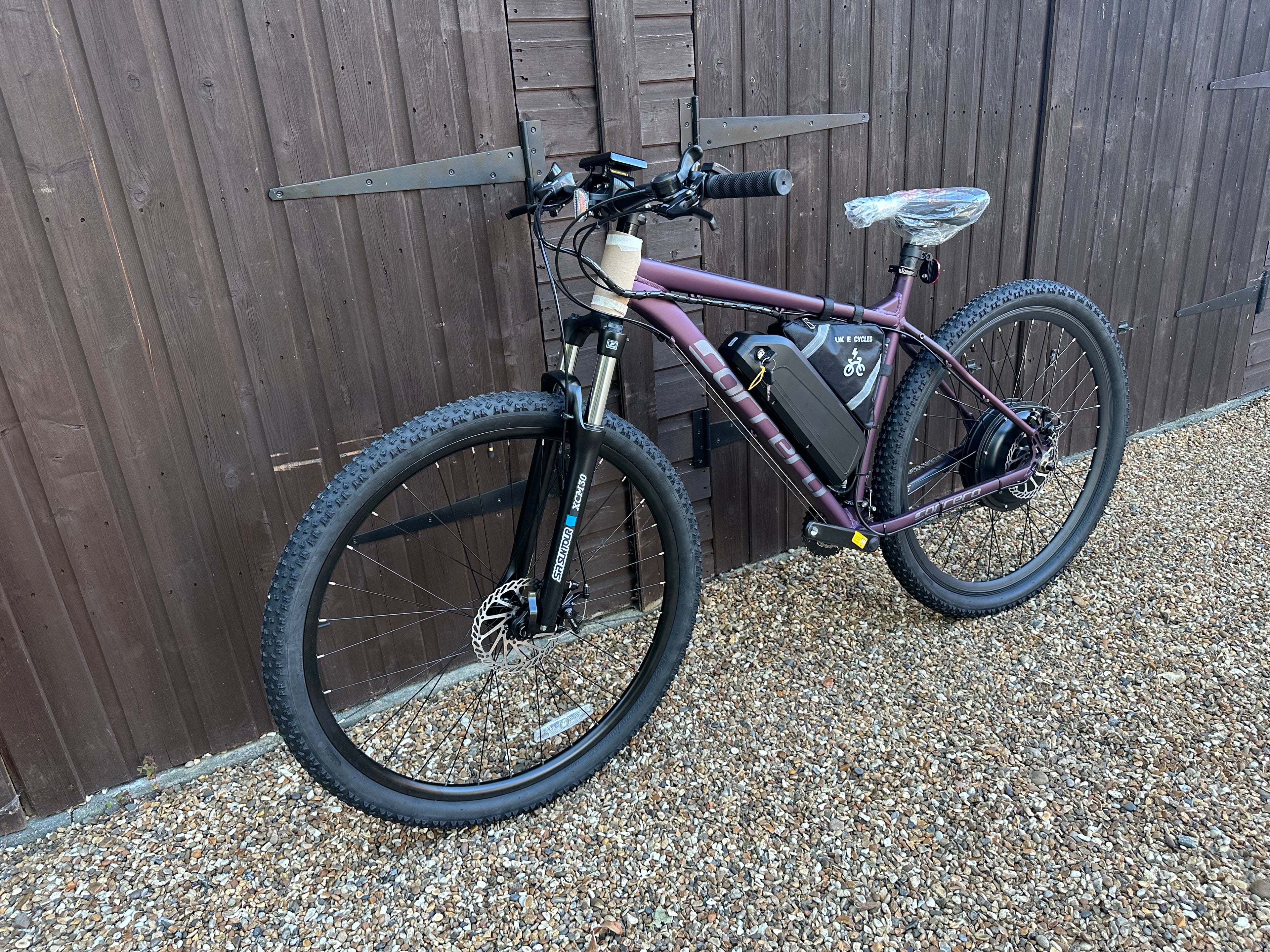 Carrera Hellcat electric bike 48v/52v 1500 Watts 29inch Mountain bike Purple edition