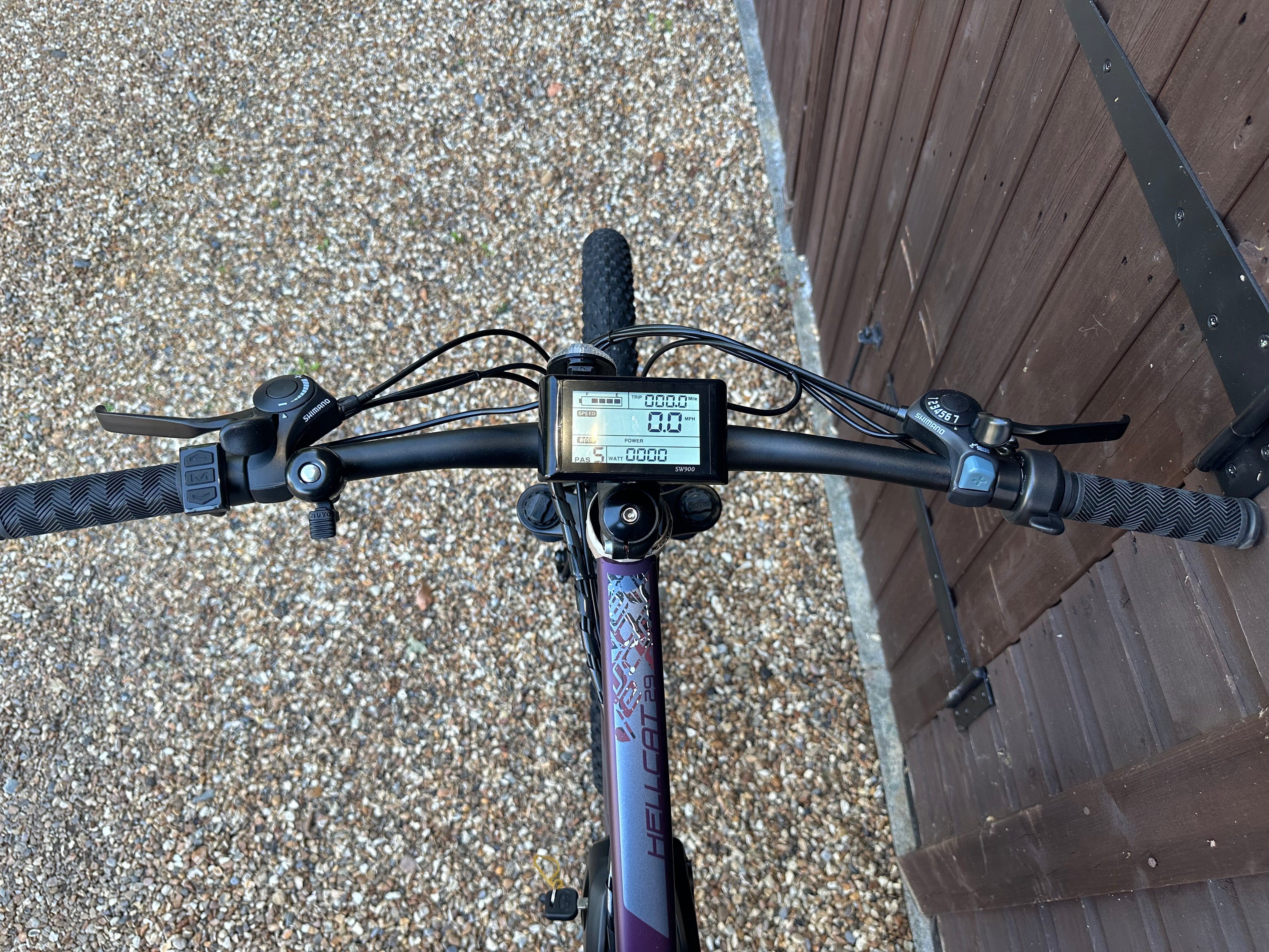 Carrera Hellcat electric bike 48v/52v 1500 Watts 29inch Mountain bike Purple edition