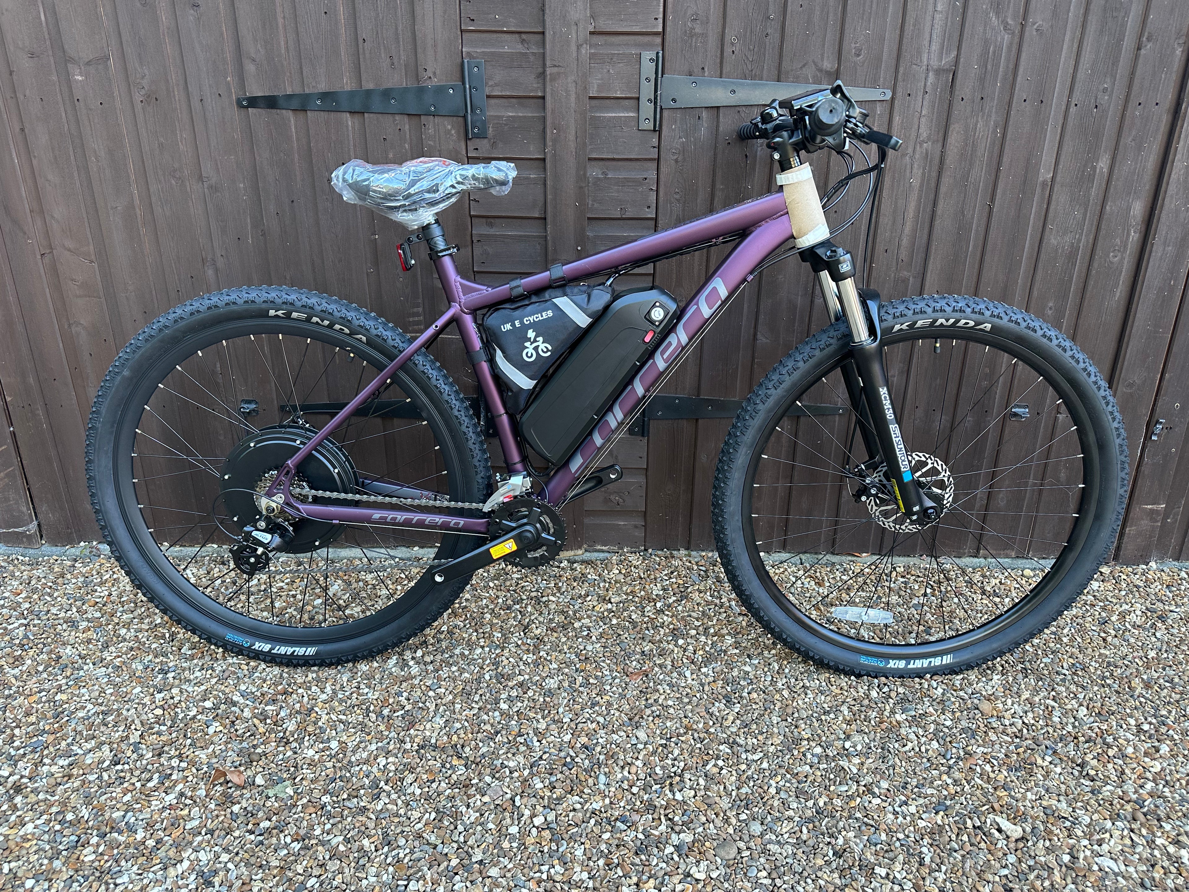Carrera Hellcat electric bike 48v/52v 1500 Watts 29inch Mountain bike Purple edition