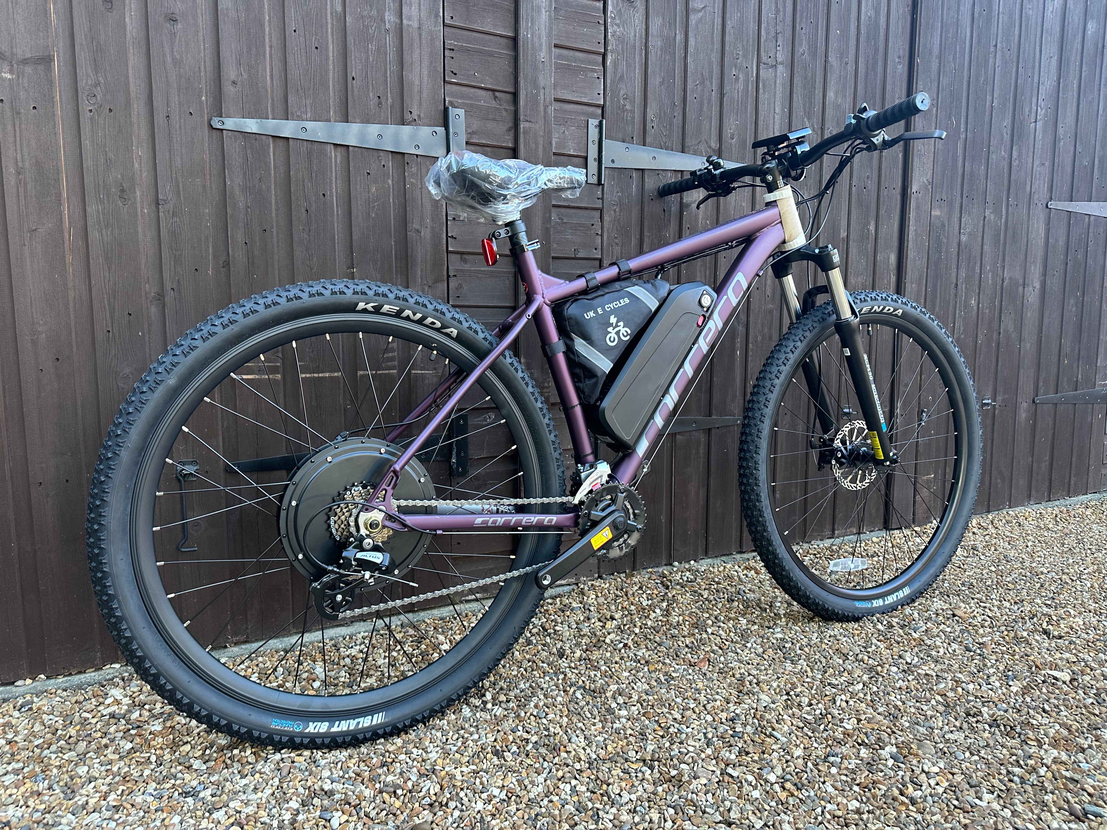 Carrera Hellcat electric bike 48v/52v 1500 Watts 29inch Mountain bike Purple edition