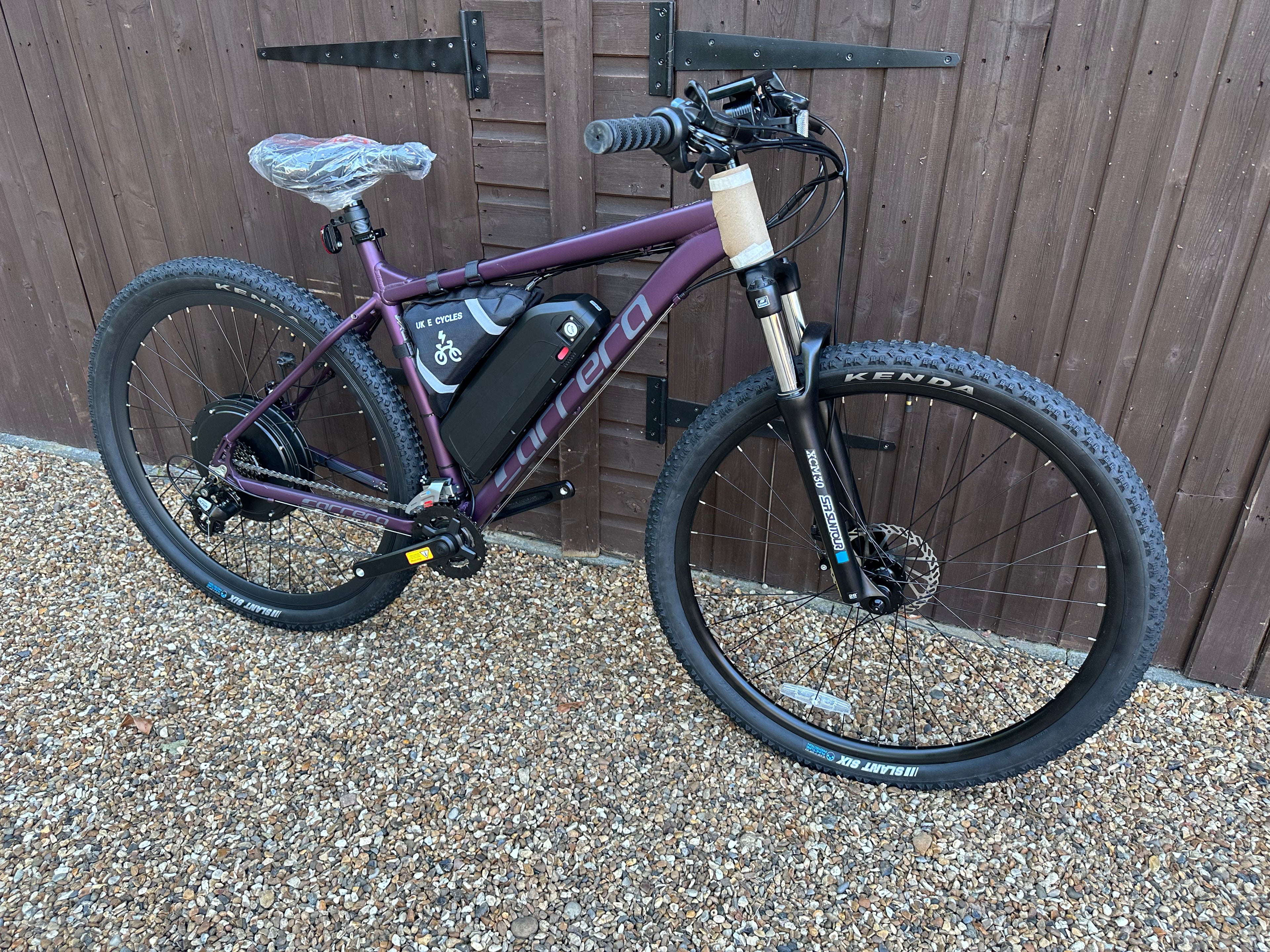 Carrera Hellcat electric bike 48v/52v 1500 Watts 29inch Mountain bike Purple edition