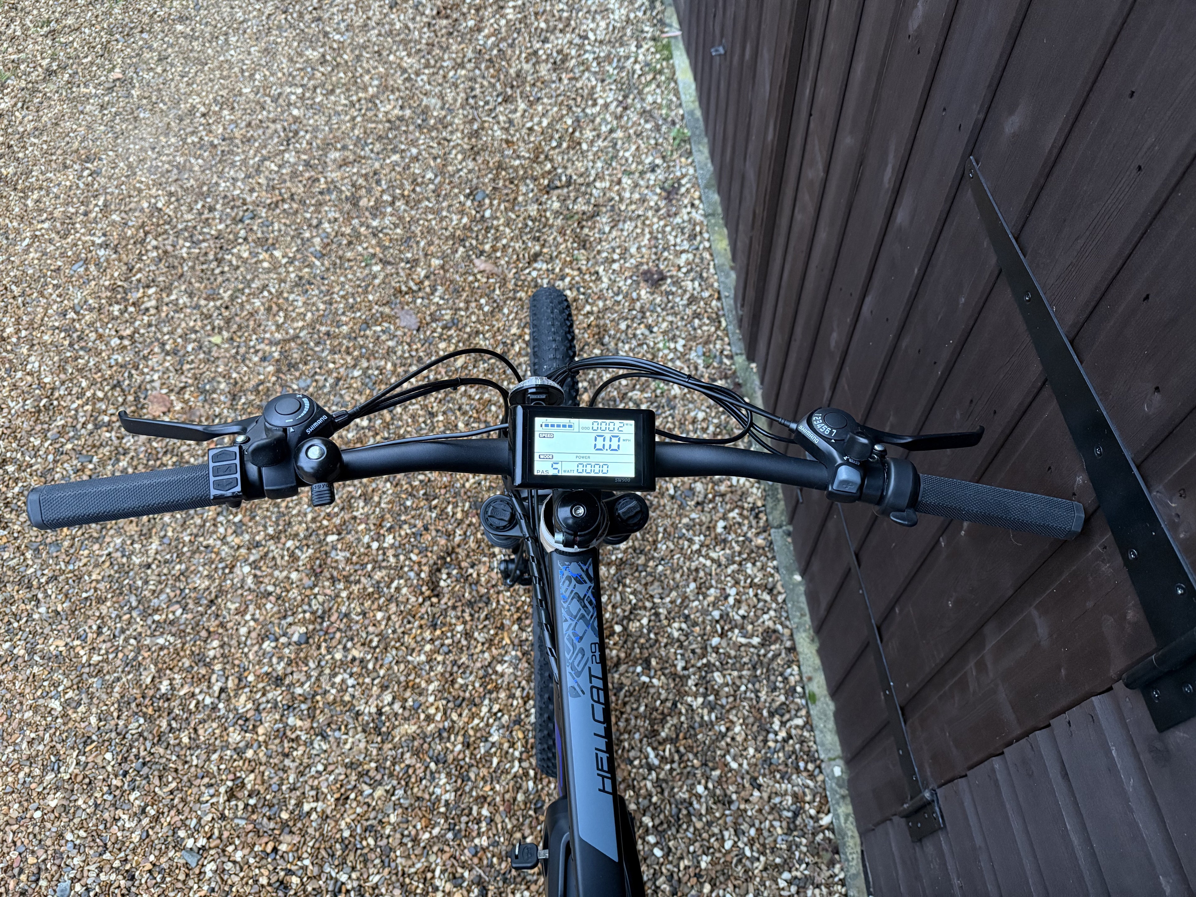 Carrera Helcat electric bike 36v 250 Watts 29 inch Mountain bike Road legal Power