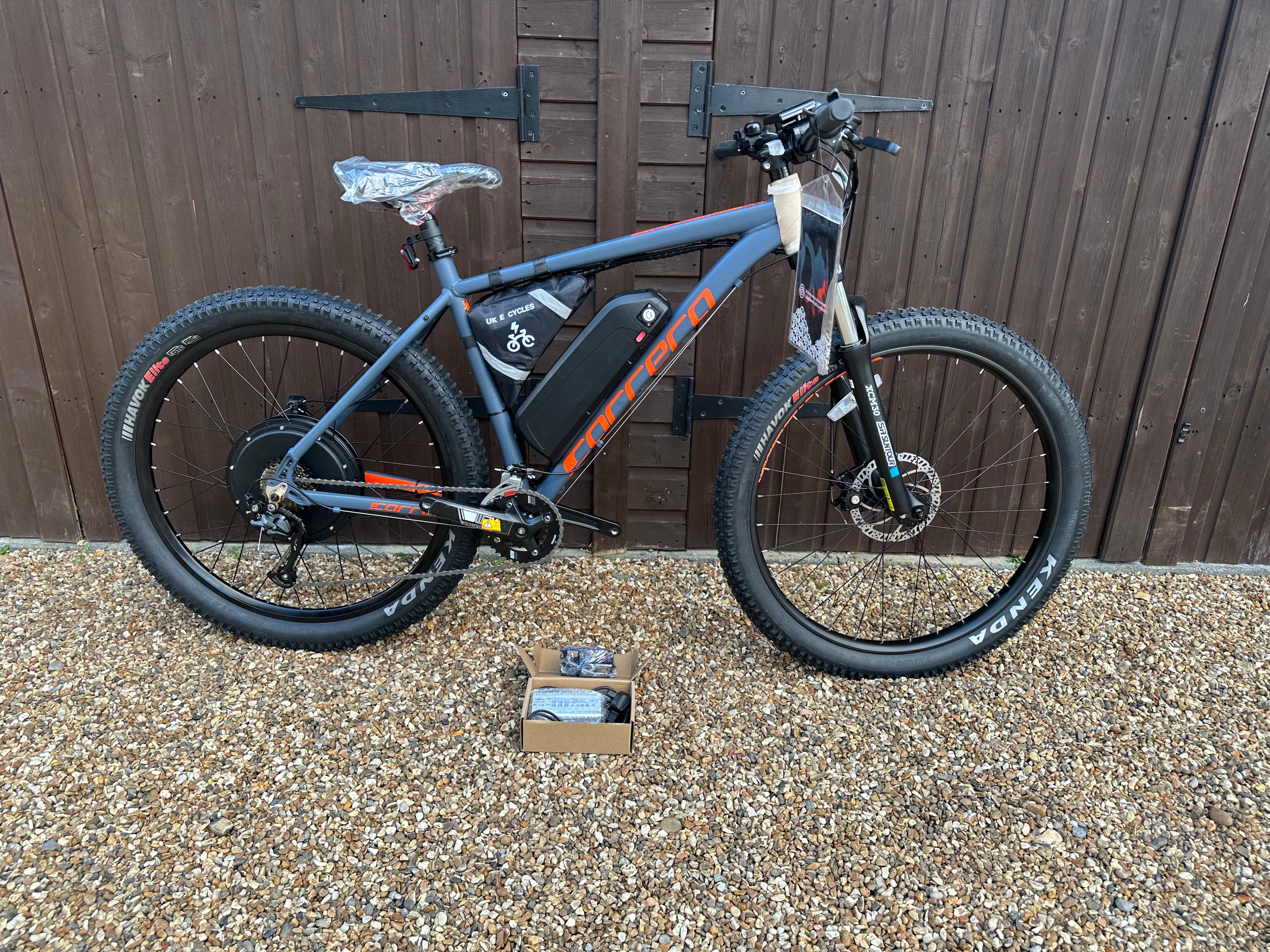 Carrera Vendetta Fat tyre electric bike 48v/52v 1500 watts Lithium🔋 27.5 x 2.8 Inch wheels