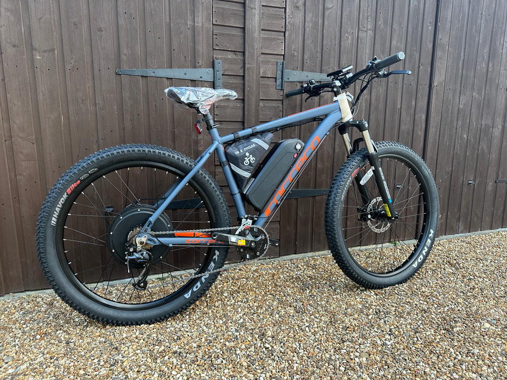 Carrera Vendetta Fat tyre electric bike 48v/52v 1500 watts Lithium🔋 27.5 x 2.8 Inch wheels