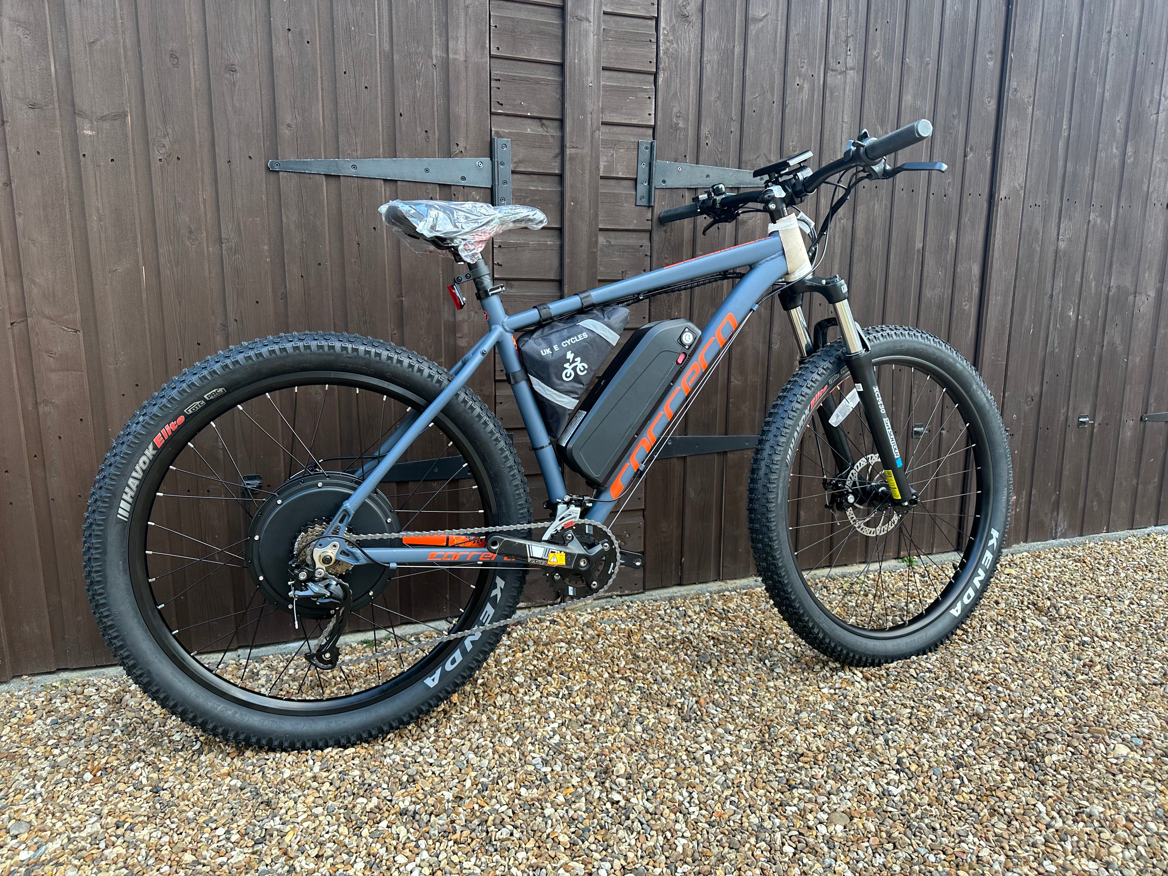 Carrera Vendetta Fat tyre electric bike 48v/52v 1500 watts Lithium🔋 27.5 x 2.8 Inch wheels