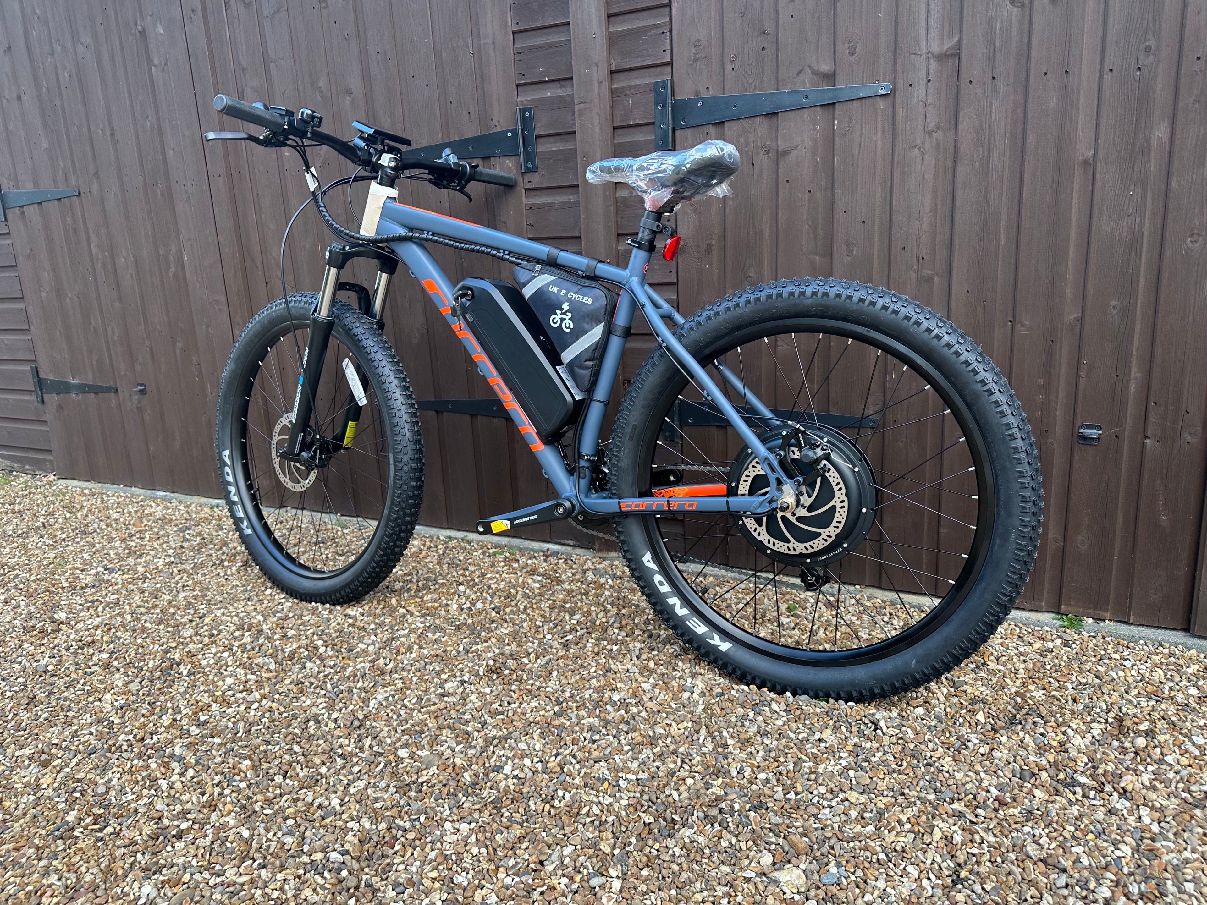 Carrera Vendetta Fat tyre electric bike 48v/52v 1500 watts Lithium🔋 27.5 x 2.8 Inch wheels