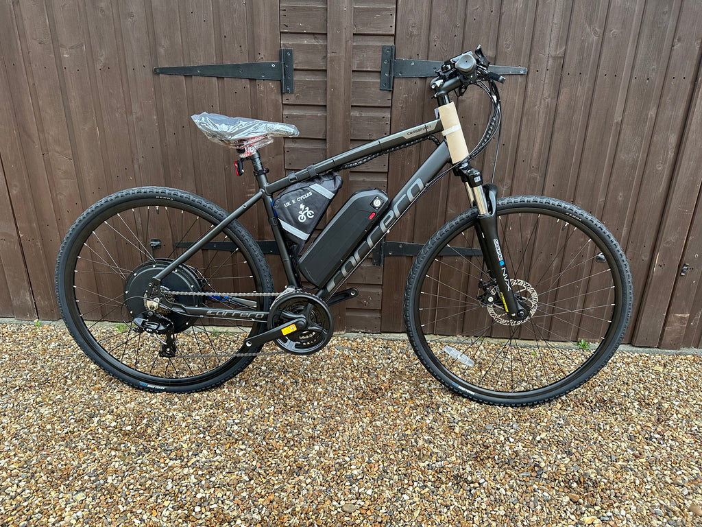 Carrera Crossfire electric black edition bike 48v/52v 1500 Watts 700c Hybrid Bike