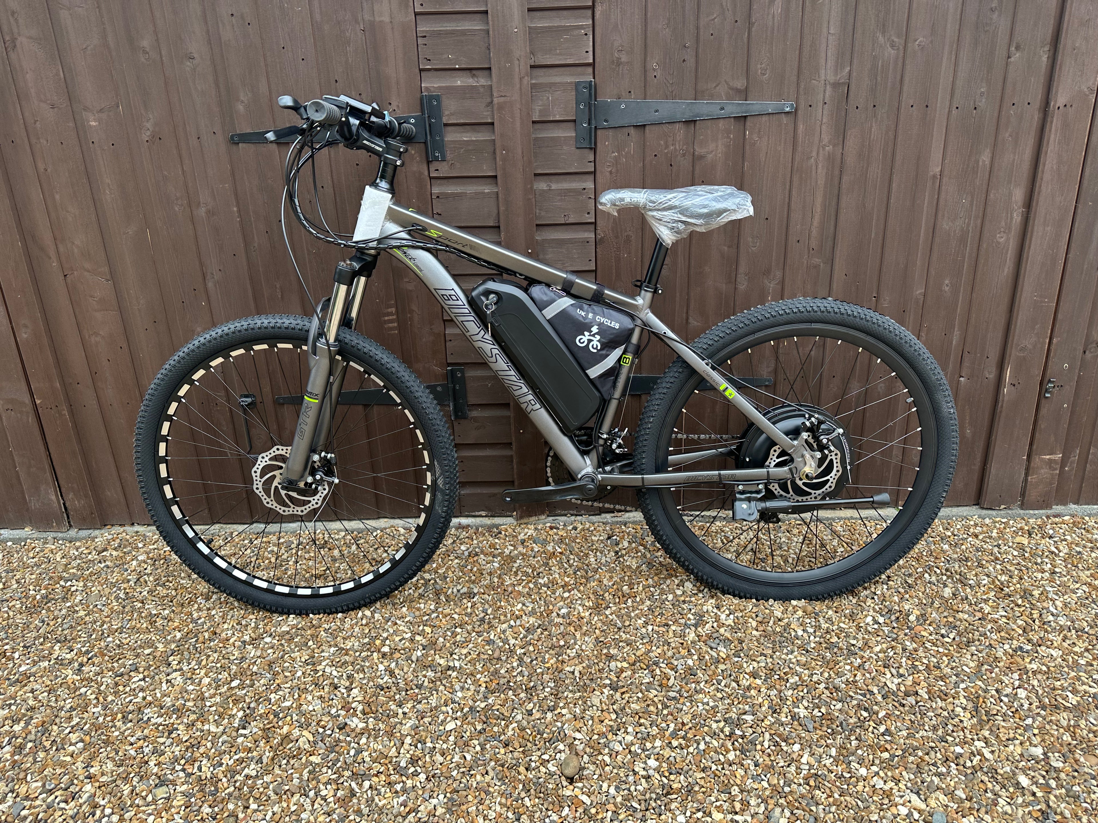 Bicystar electric bike Grey edition 48v/52v 1500 Watts 27.5/29inch Mountain bike