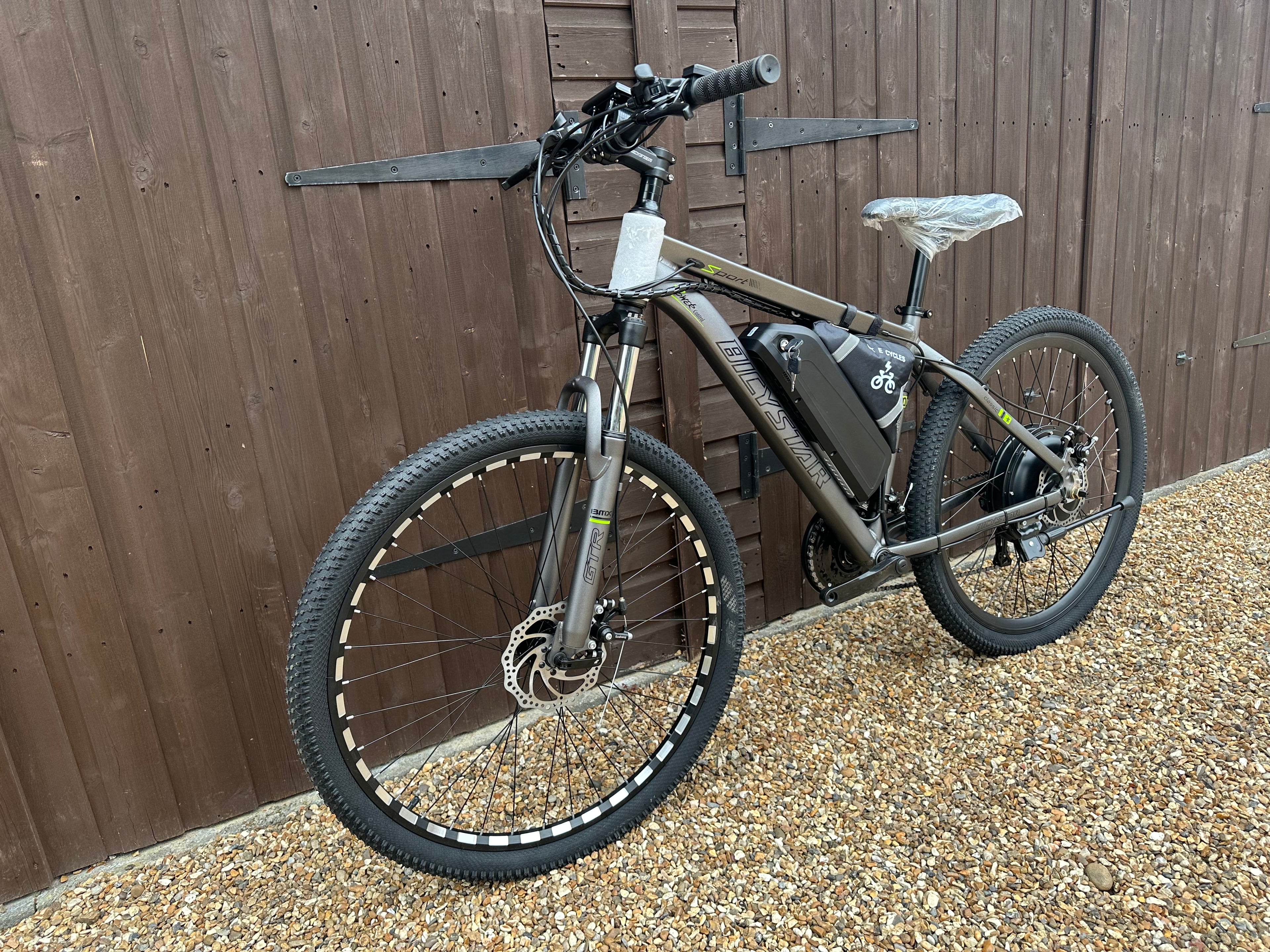 Bicystar electric bike Grey edition 48v/52v 1500 Watts 27.5/29inch Mountain bike