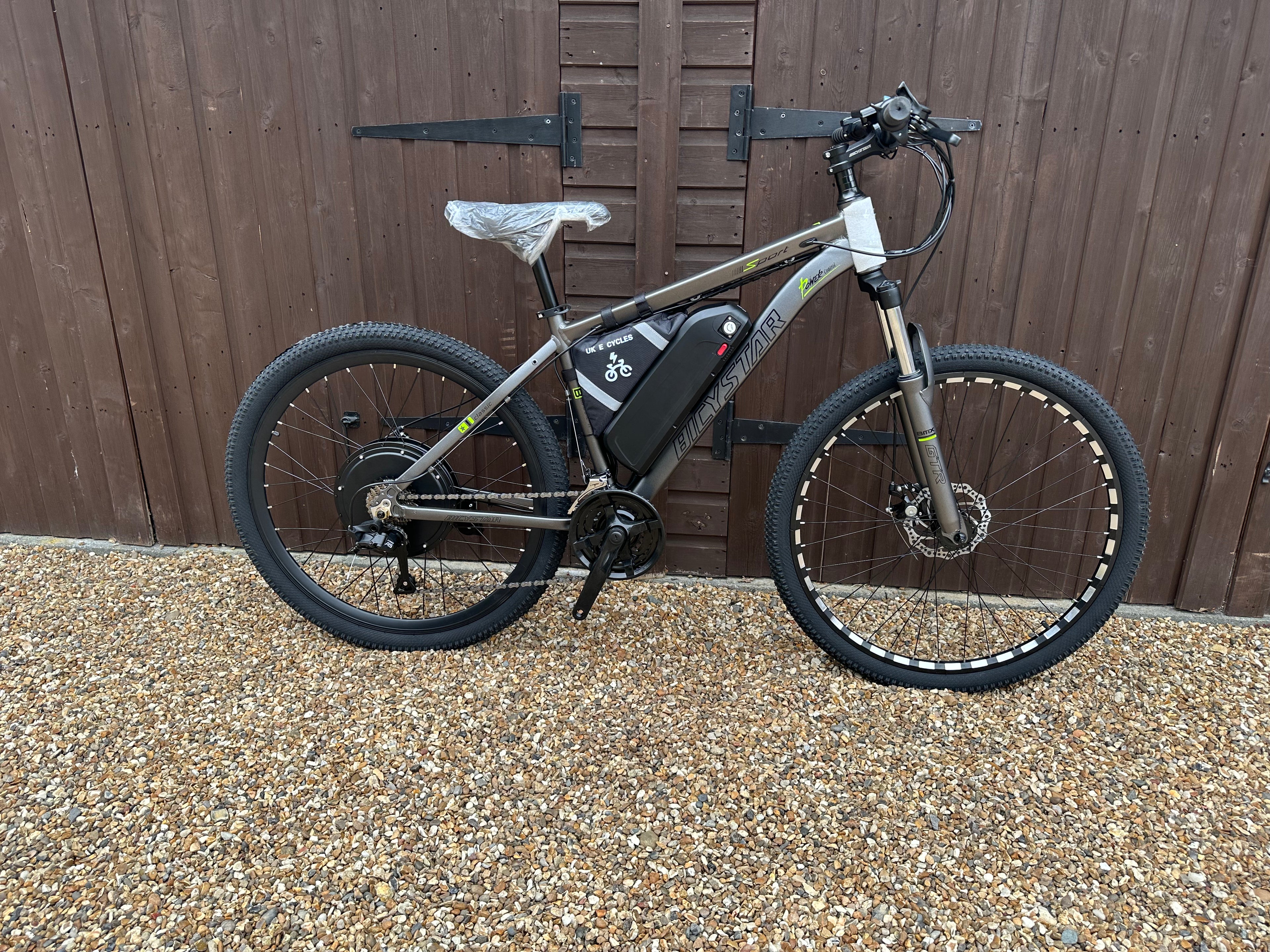 Bicystar electric bike Grey edition 48v/52v 1500 Watts 27.5/29inch Mountain bike