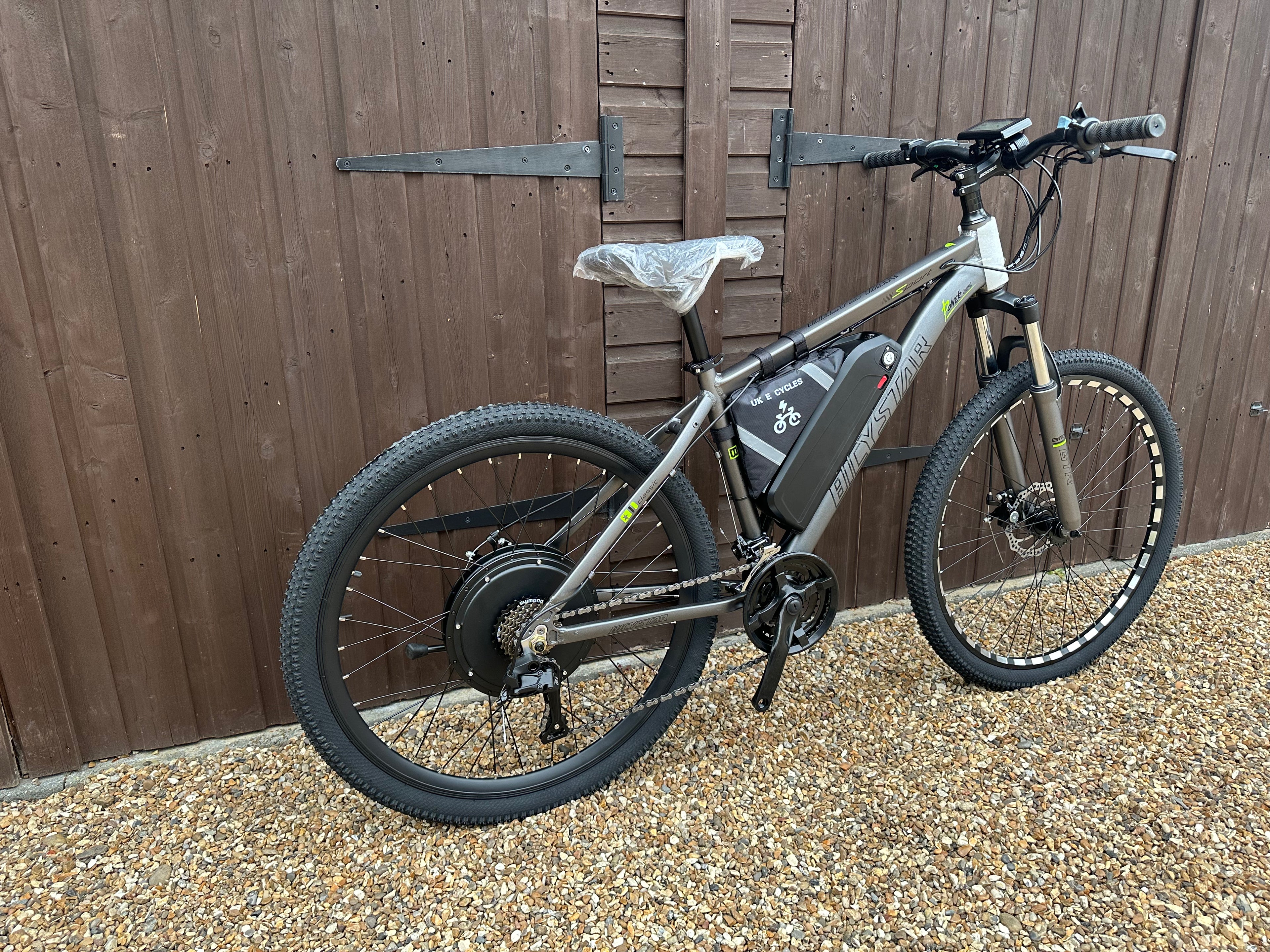 Bicystar electric bike Grey edition 48v/52v 1500 Watts 27.5/29inch Mountain bike