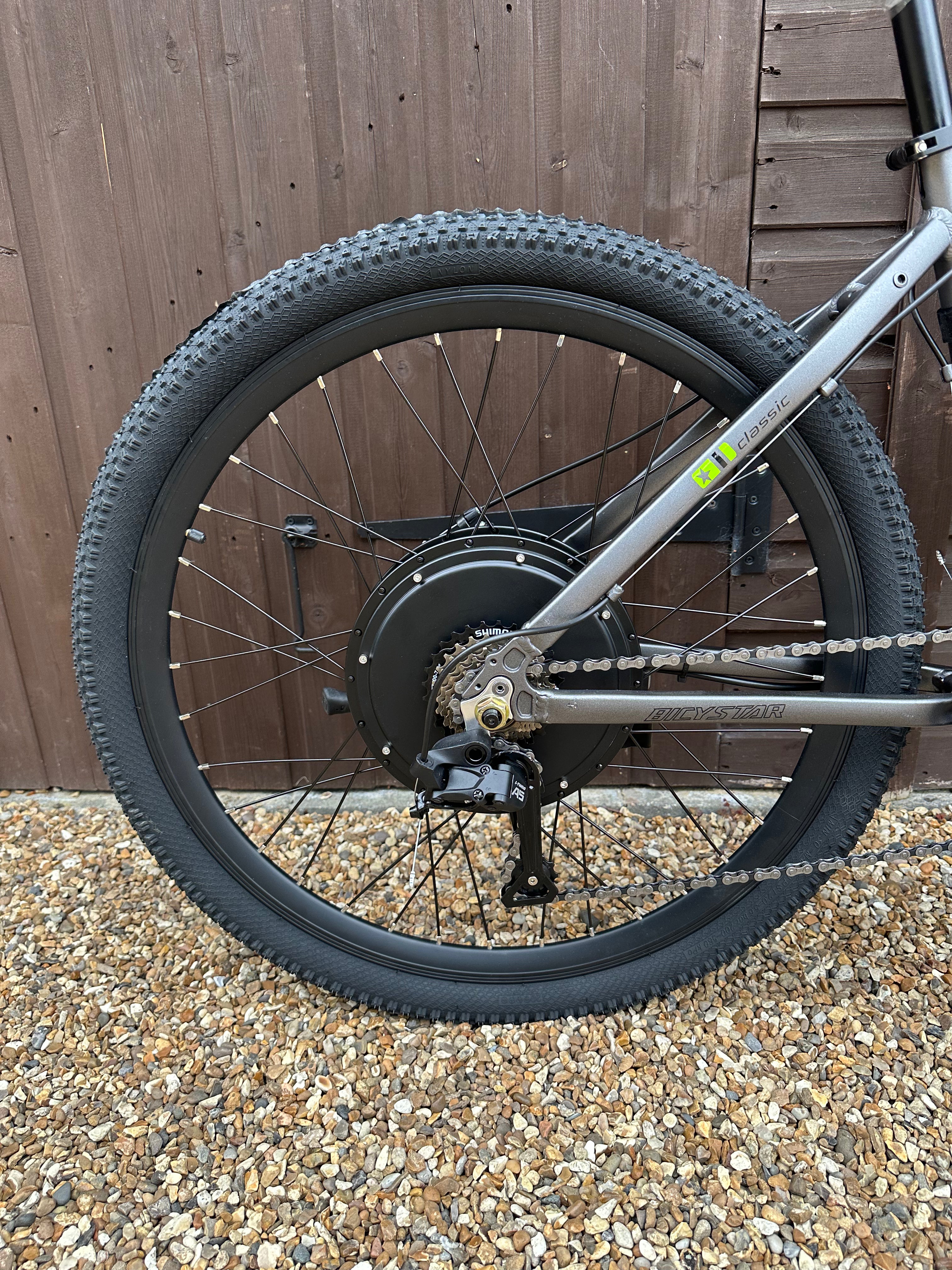 Bicystar electric bike Grey edition 48v/52v 1500 Watts 27.5/29inch Mountain bike