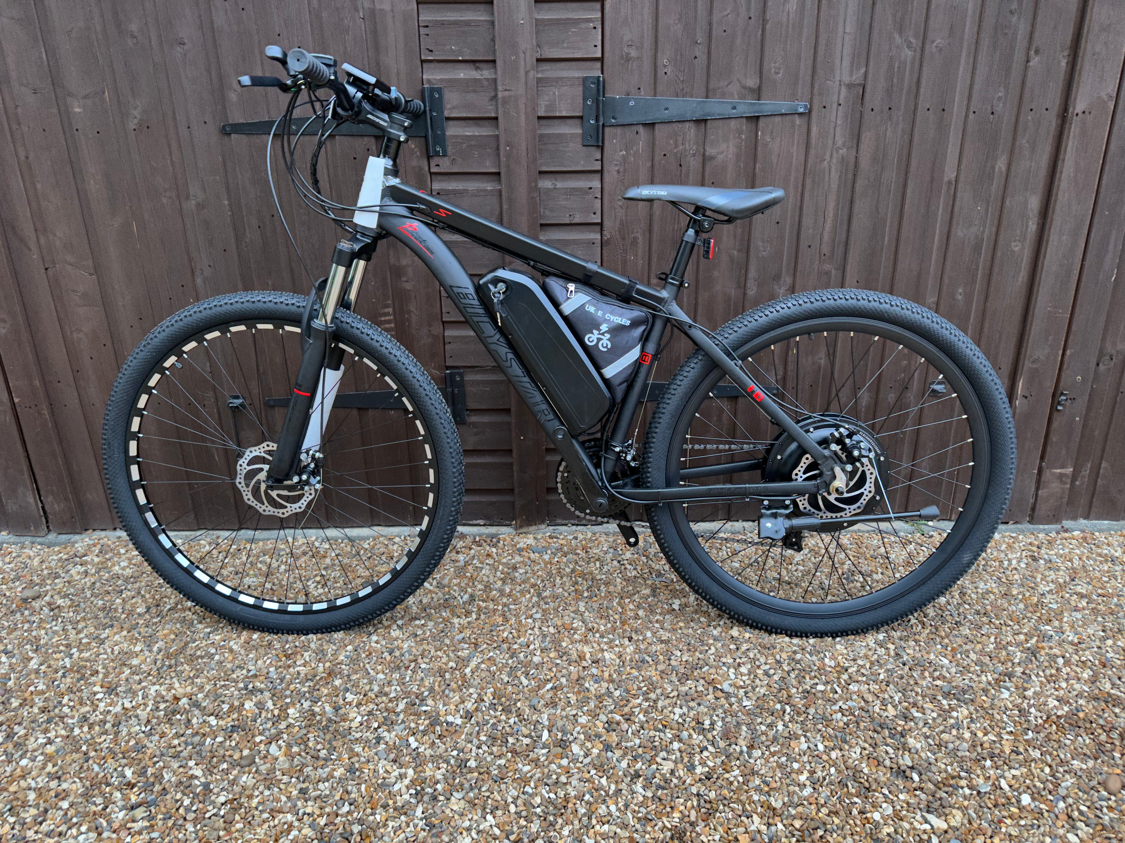 Bicystar electric bike Black edition 48v/52v 1500 Watts 27.5/29inch Mountain bike