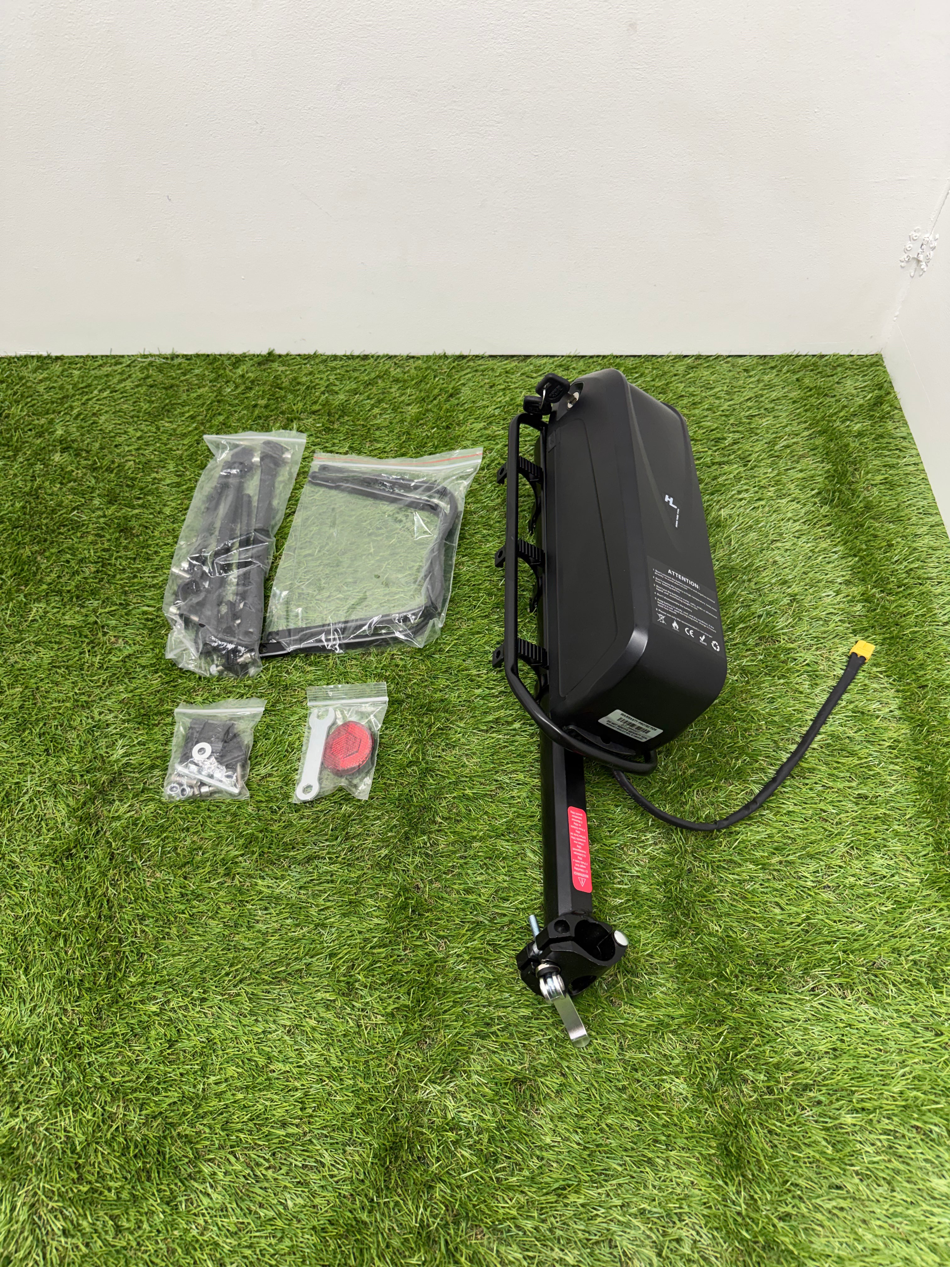 48v 14ah Li-ion Ebike Battery Electric Bike with 2a charger On Rear Rack
